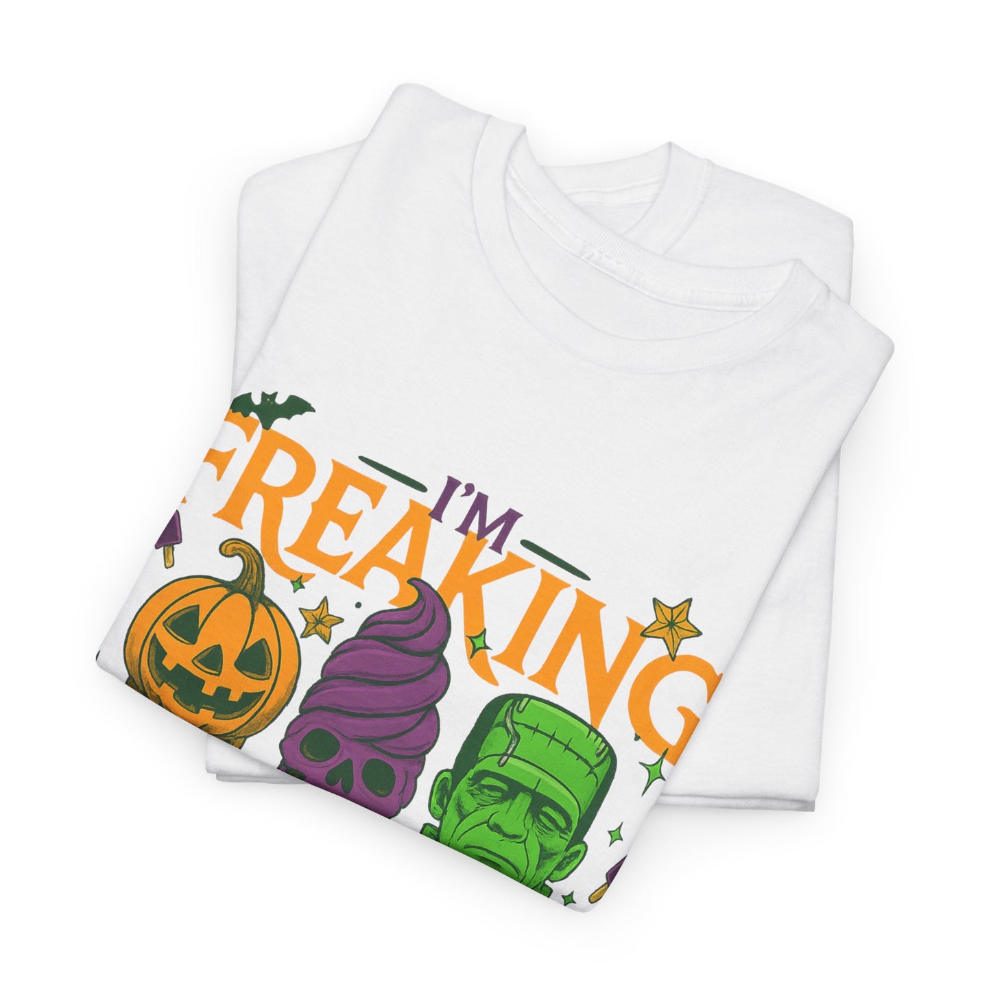Halloween Unisex Heavy Cotton Tee, Fun Fall Shirt, Halloween Costume Top, Spooky Party Tee, Trick or Treat Apparel