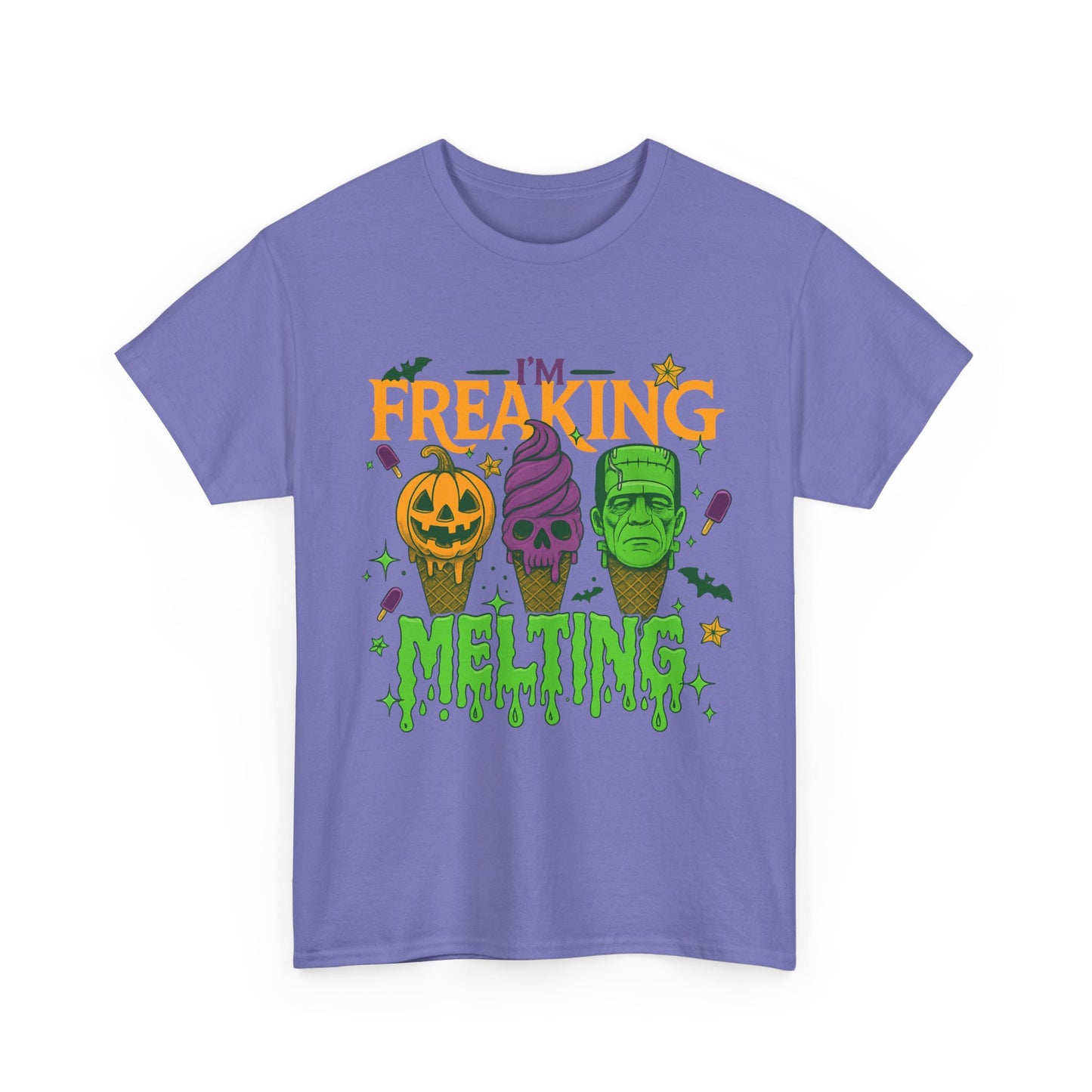 Halloween Unisex Heavy Cotton Tee, Fun Fall Shirt, Halloween Costume Top, Spooky Party Tee, Trick or Treat Apparel