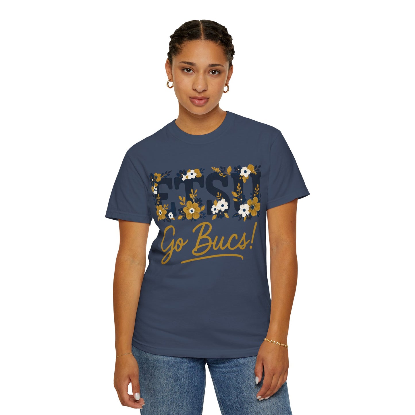 Floral Go Bucs Unisex T-shirt - College Apparel