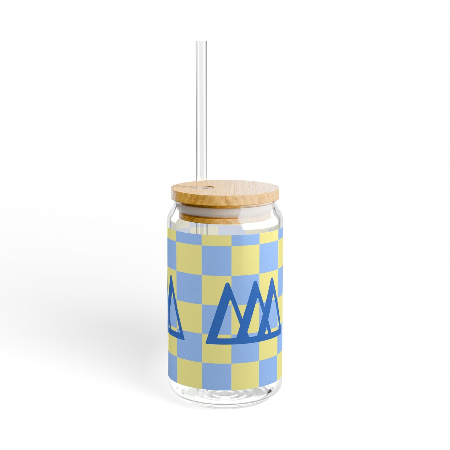 DDD Stylish Sipper Glass - Cute Drinkware for Summer, Kitchen Decor, Gift for Her, Eco-Friendly, Party Use, Picnic Essentials