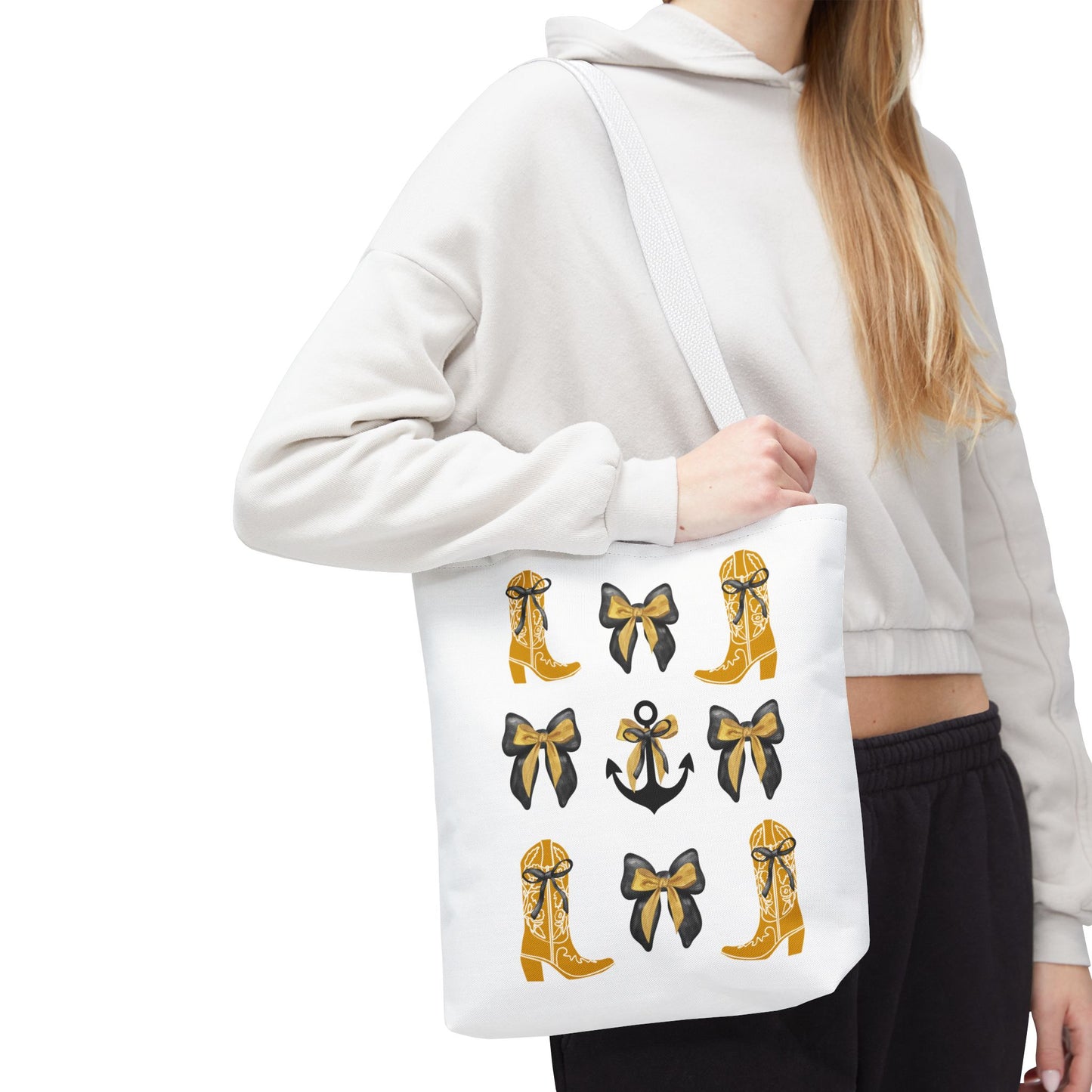 TN Vandy Game Day Tote Bag, Fashion Tote Bag, Perfect for Shopping, Nashville TN, Anchor Down, College Student Gift, Graduation Gift