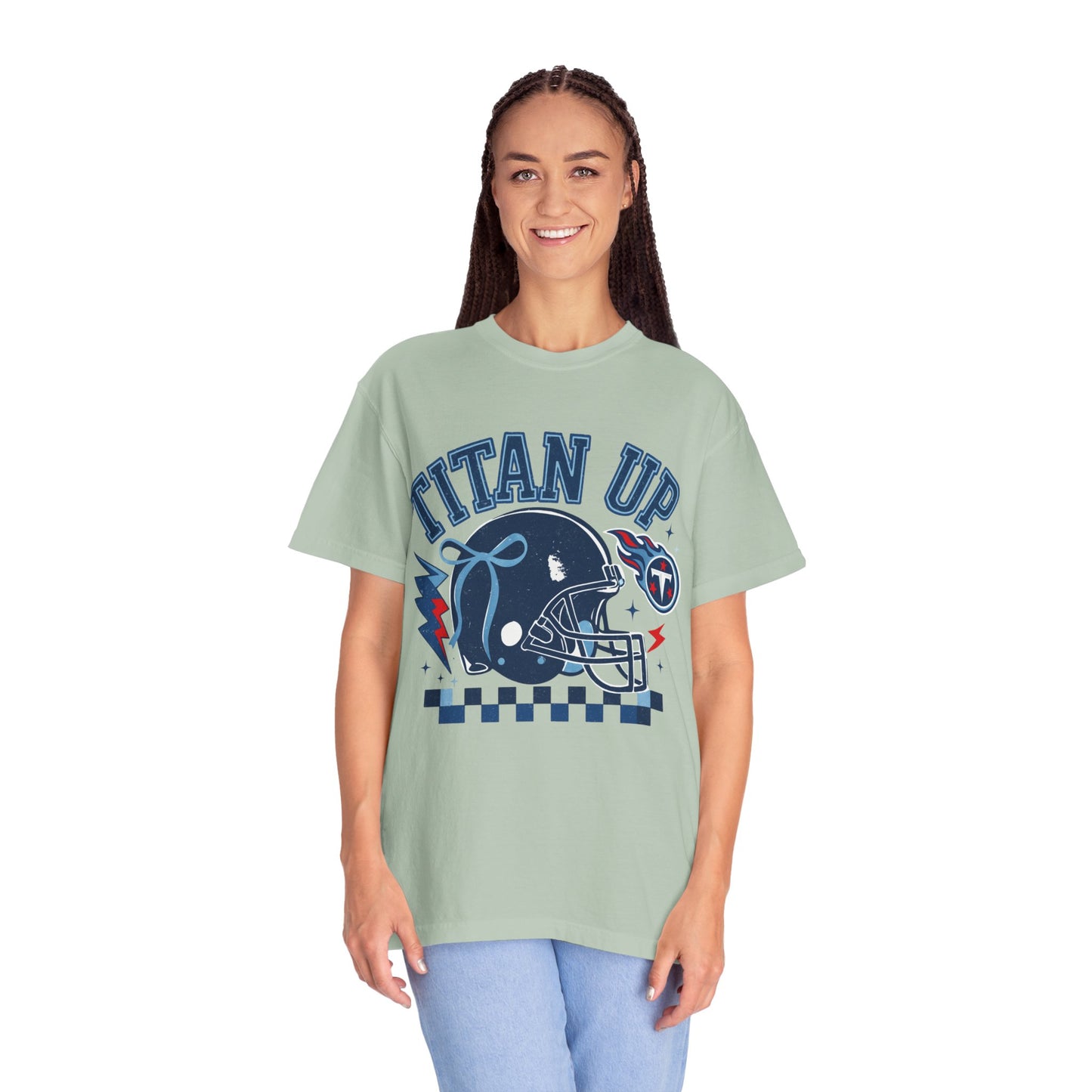 titan up tennessee Unisex Football Tee, Titan Up Shirt for Game Day, Casual Sportswear, Tailgating Apparel, Gift for Fans, Team Spirit Top