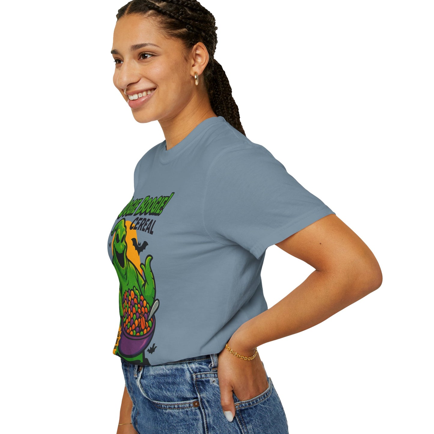 Oogie Boogie Cereal Unisex T-Shirt, Halloween Tee, Cartoon Apparel, Gifts for Fans, Unique Graphic Shirt, Spooky Style