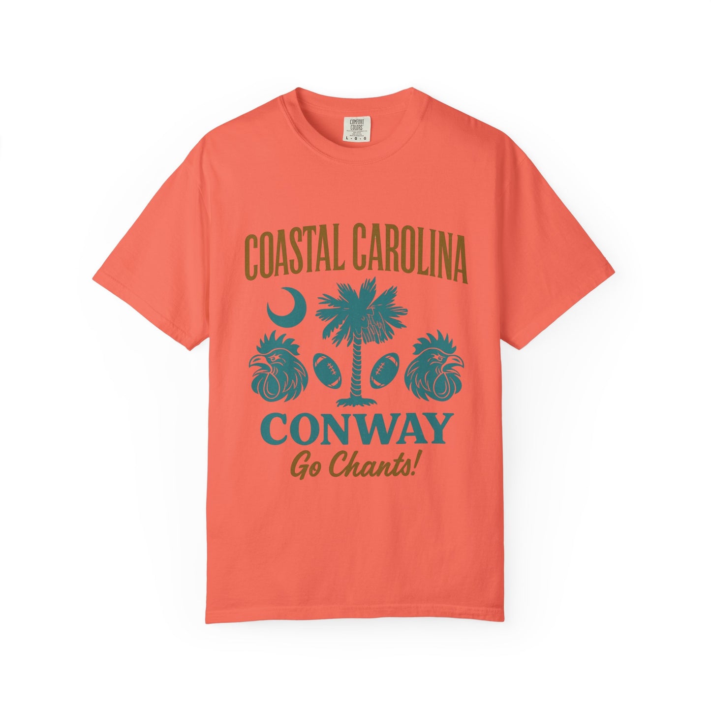Go Chants T-Shirt, Unisex Garment-Dyed Tee, Beachwear, College Apparel, Summer Vibes