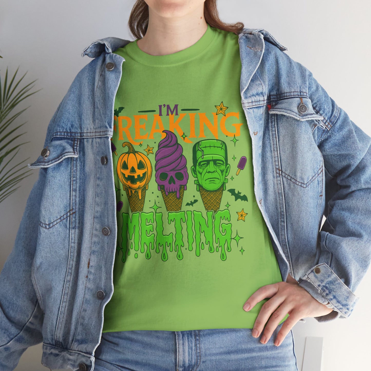 Halloween Unisex Heavy Cotton Tee, Fun Fall Shirt, Halloween Costume Top, Spooky Party Tee, Trick or Treat Apparel
