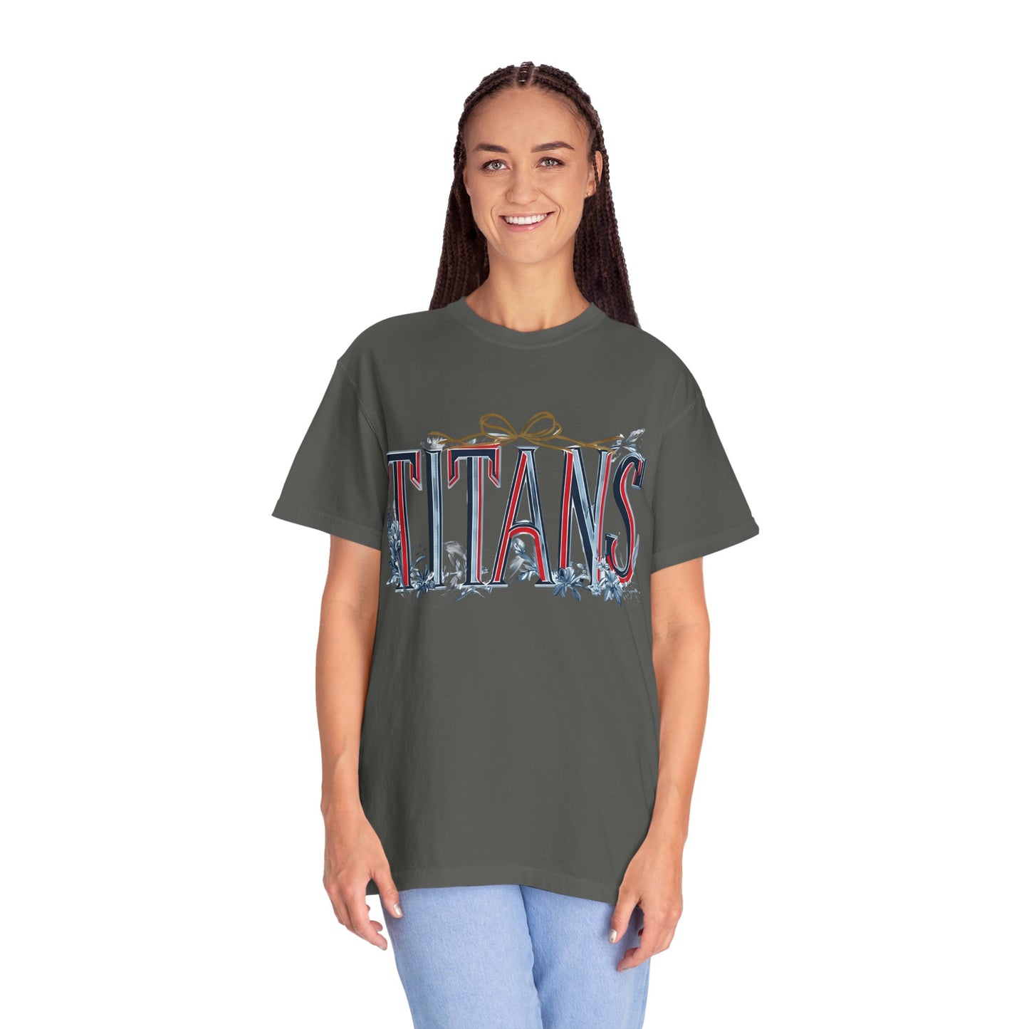 Floral Titans Garment-Dyed T-Shirt