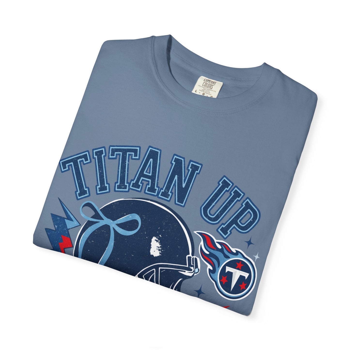 titan up tennessee Unisex Football Tee, Titan Up Shirt for Game Day, Casual Sportswear, Tailgating Apparel, Gift for Fans, Team Spirit Top