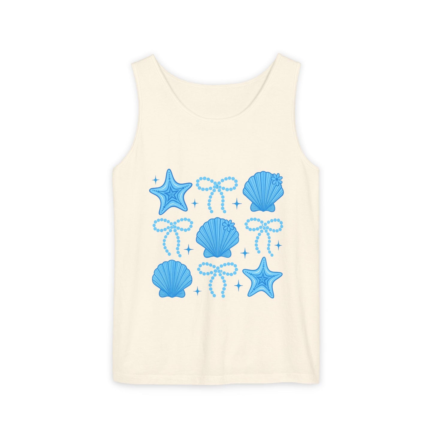 Pearls & Shells Comfort Colors Tank Top