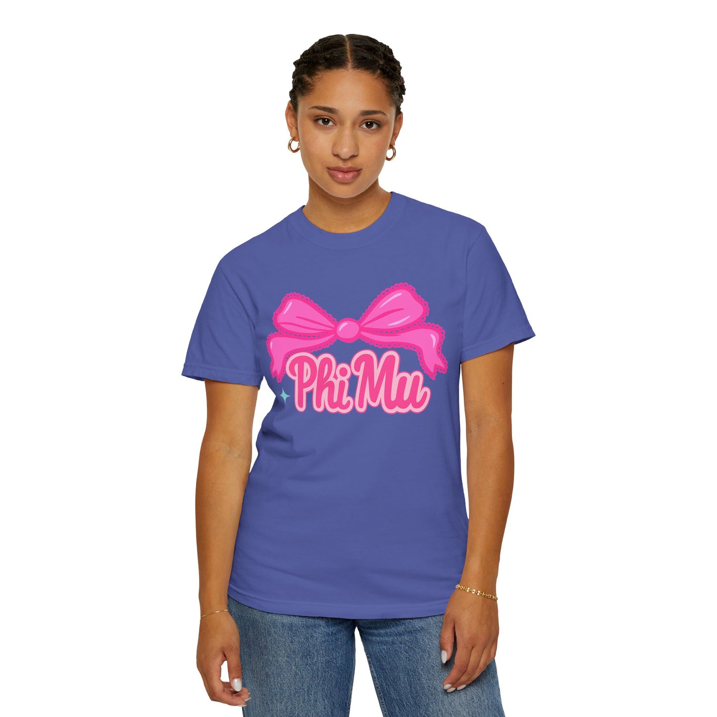 PhiMu Bow Pink Sorority T-Shirt