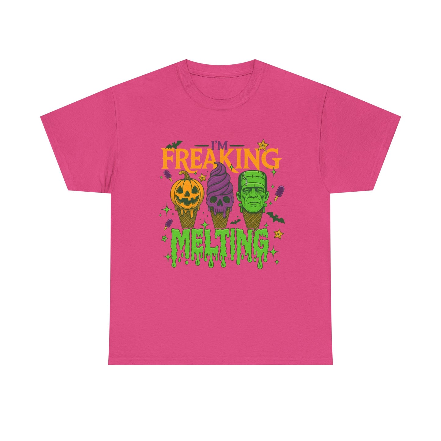 Halloween Unisex Heavy Cotton Tee, Fun Fall Shirt, Halloween Costume Top, Spooky Party Tee, Trick or Treat Apparel