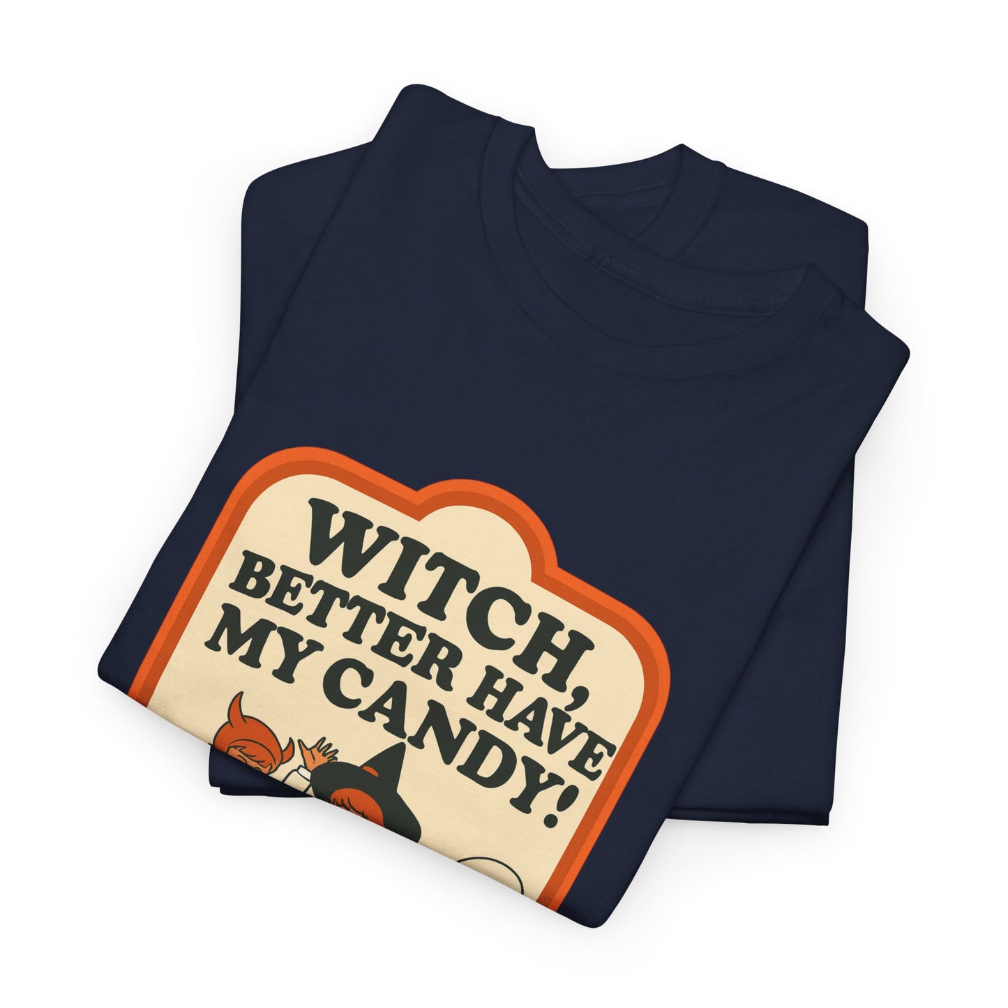 Halloween Witch Candy Tee - Unisex Cotton Shirt