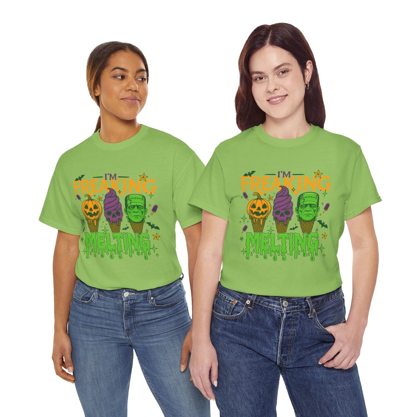 Halloween Unisex Heavy Cotton Tee, Fun Fall Shirt, Halloween Costume Top, Spooky Party Tee, Trick or Treat Apparel
