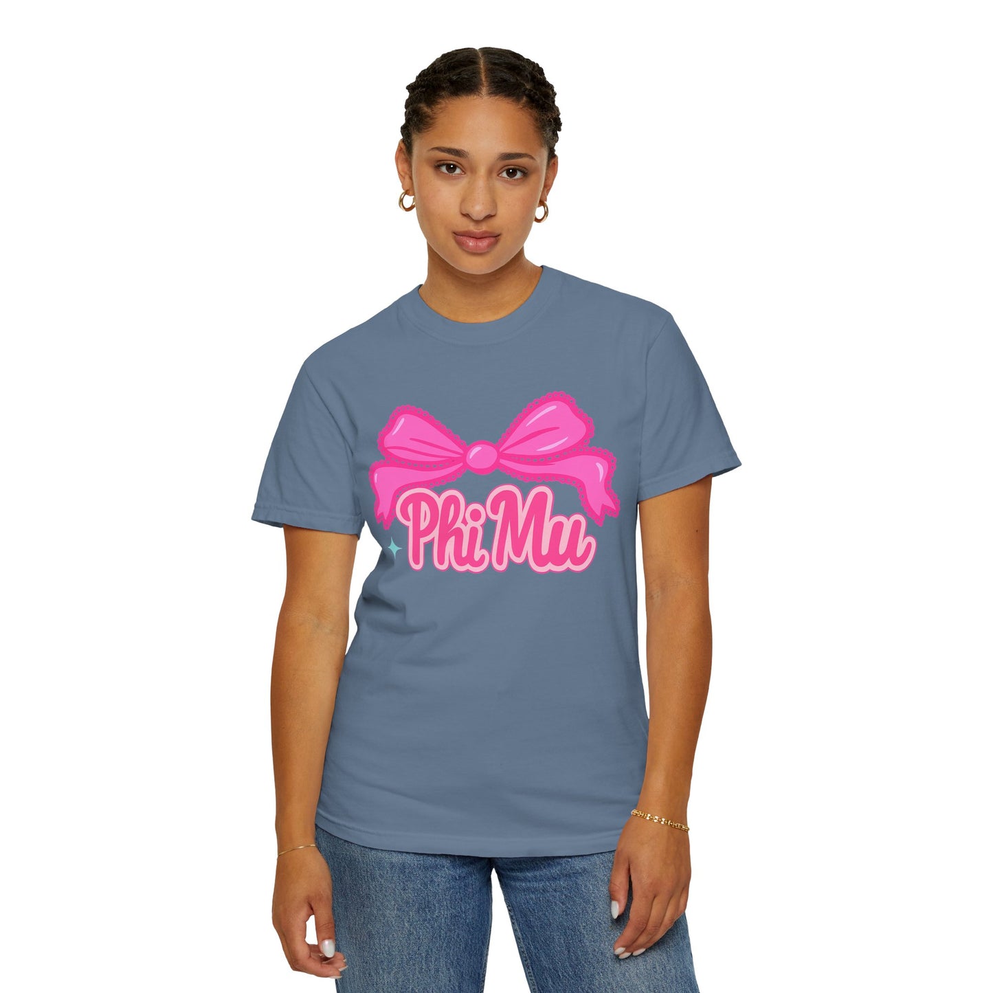 PhiMu Bow Pink Sorority T-Shirt