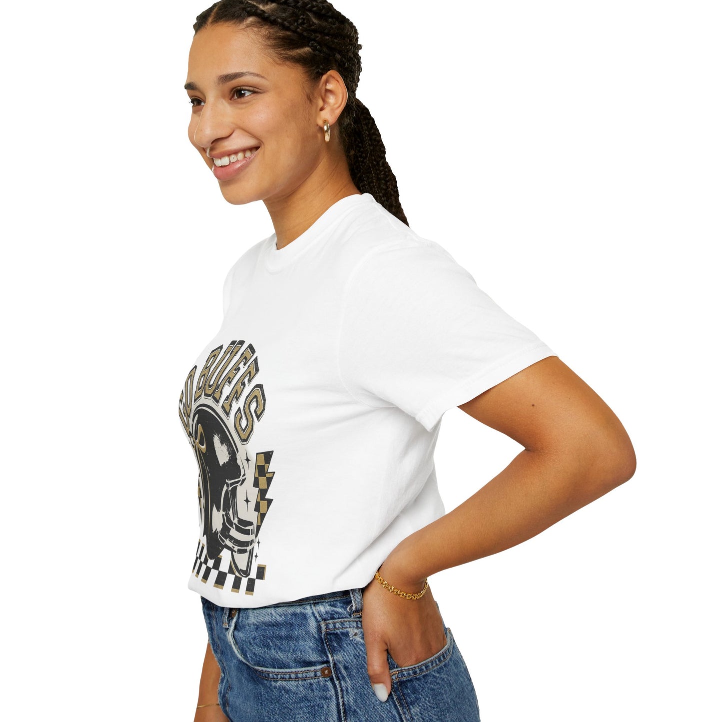 Vintage Sports Fan T-Shirt - Go Buffs Graphic Tee