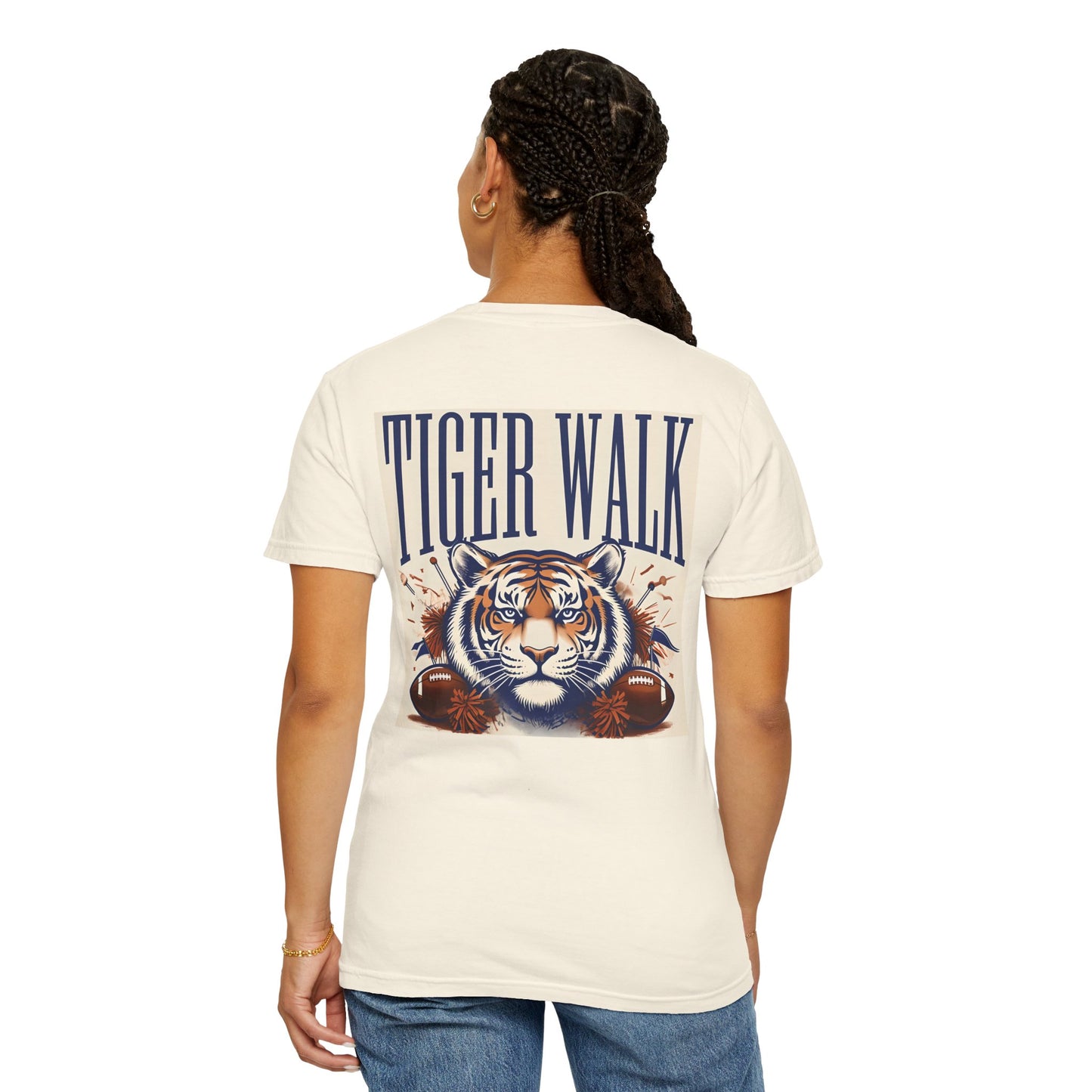 War Eagle Tiger Walk Unisex T-Shirt, Casual Tee, College Apparel, Game Day Shirt, Sports Fan Gear, Gift for Auburn Fans