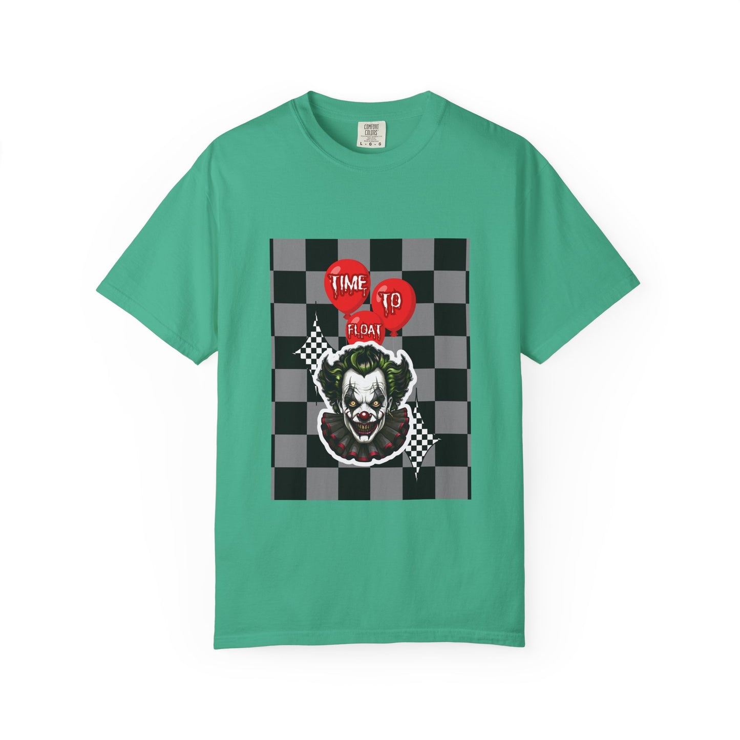 Creepy Clown Graphic T-Shirt, Halloween Costume Tee, Unisex Horror Shirt, Fun Gift for Fans, Graphic Novelty Wear, Casual Outfit