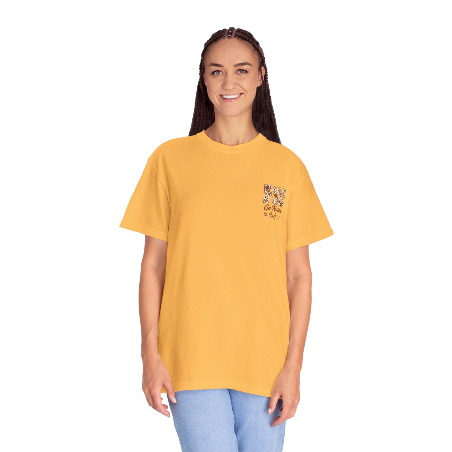 Tomahawk Nation T-Shirt, Unisex College Football Tees, Garment-Dyed Fan Apparel, Go Noles Spirit Wear, Game Day Outfit