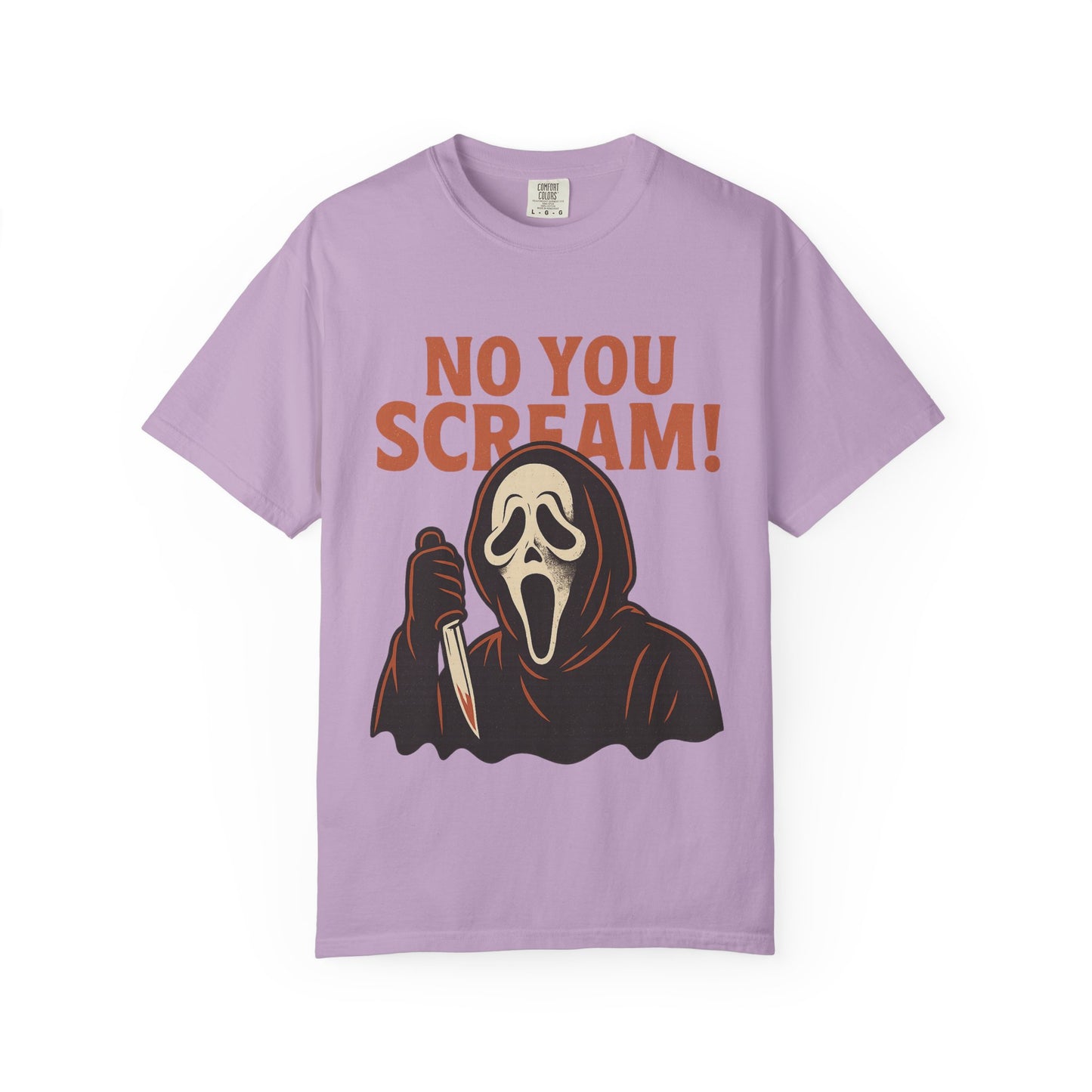 Unisex Horror-Themed T-shirt | Fun Scream Design for Halloween, Costume Parties, Movie Nights, Gift for Horror Fans