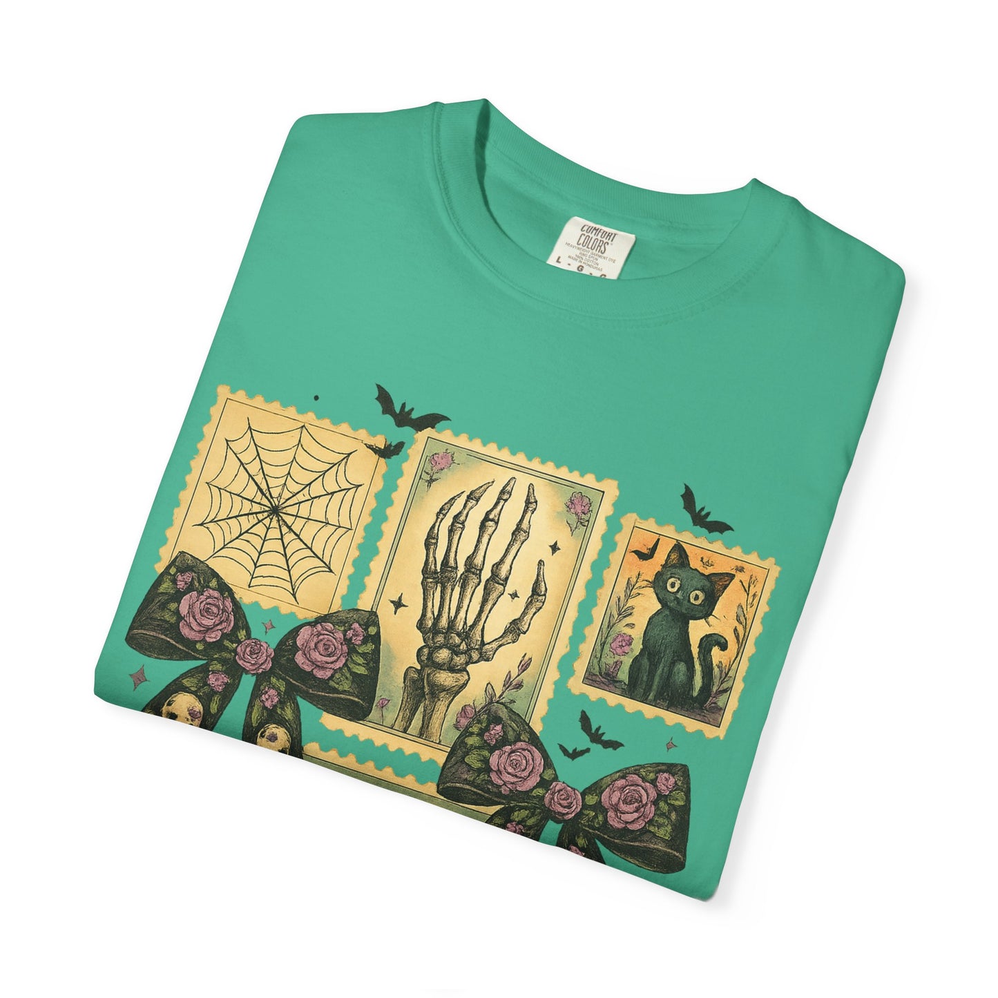 Halloween-Themed Unisex T-Shirt - Spooky Vibes for Fall Celebrations, Ghost Lovers Gift, Costume Party Essential, Cozy Autumn Tee