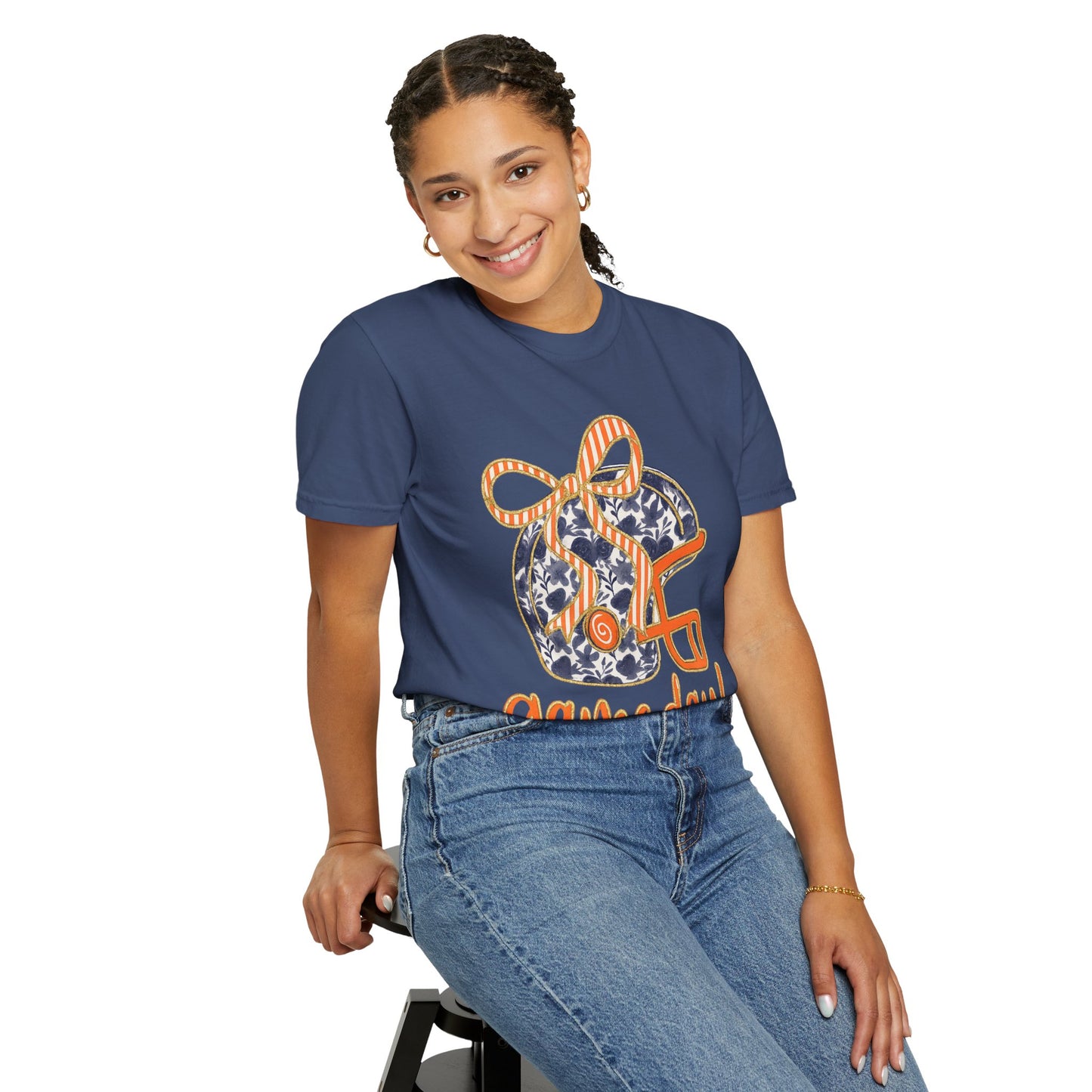 Game Day Coquette Style, Football Helmet T-Shirt | Unisex Sports Tee for Football Fans | Perfect for Tailgating, Game Everyday Wear