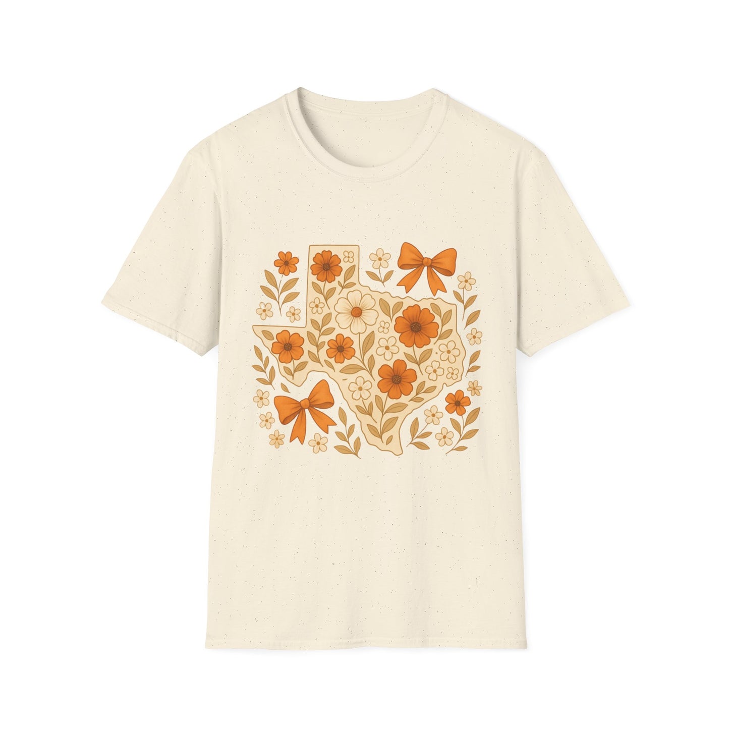 Texas Floral Unisex T-Shirt, Gift for Texans, Spring & Summer Wear, Festival Attire, Southern Charm Shirt