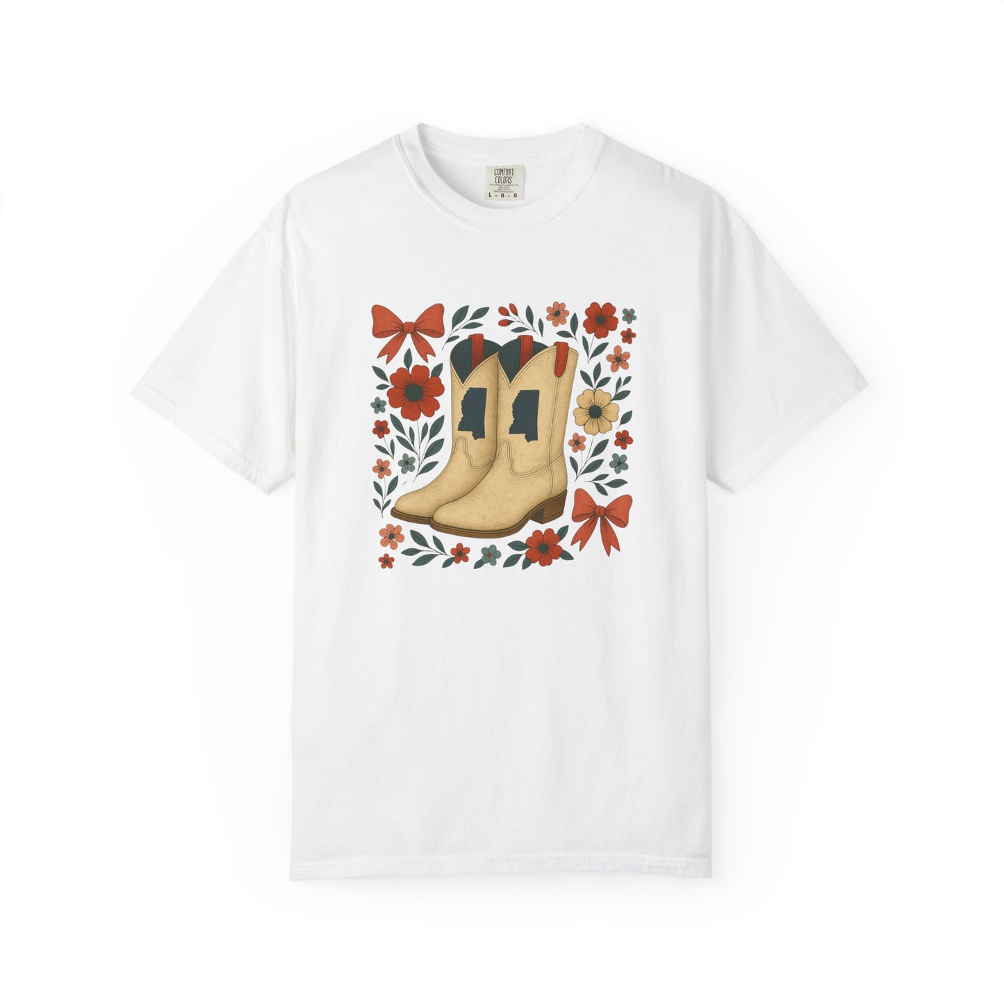 Mississippi Coquette Bow Unisex Tee - Ole Miss Fan Gift
