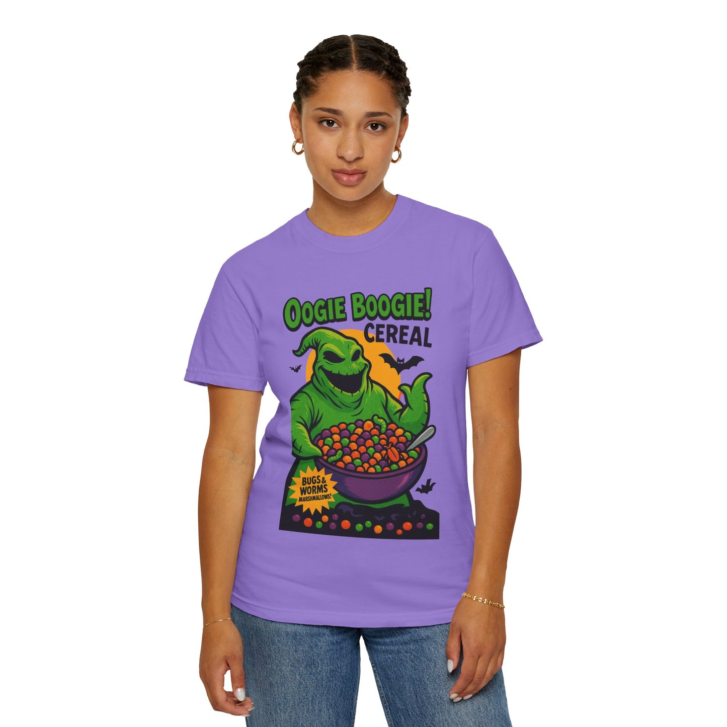 Oogie Boogie Cereal Unisex T-Shirt, Halloween Tee, Cartoon Apparel, Gifts for Fans, Unique Graphic Shirt, Spooky Style
