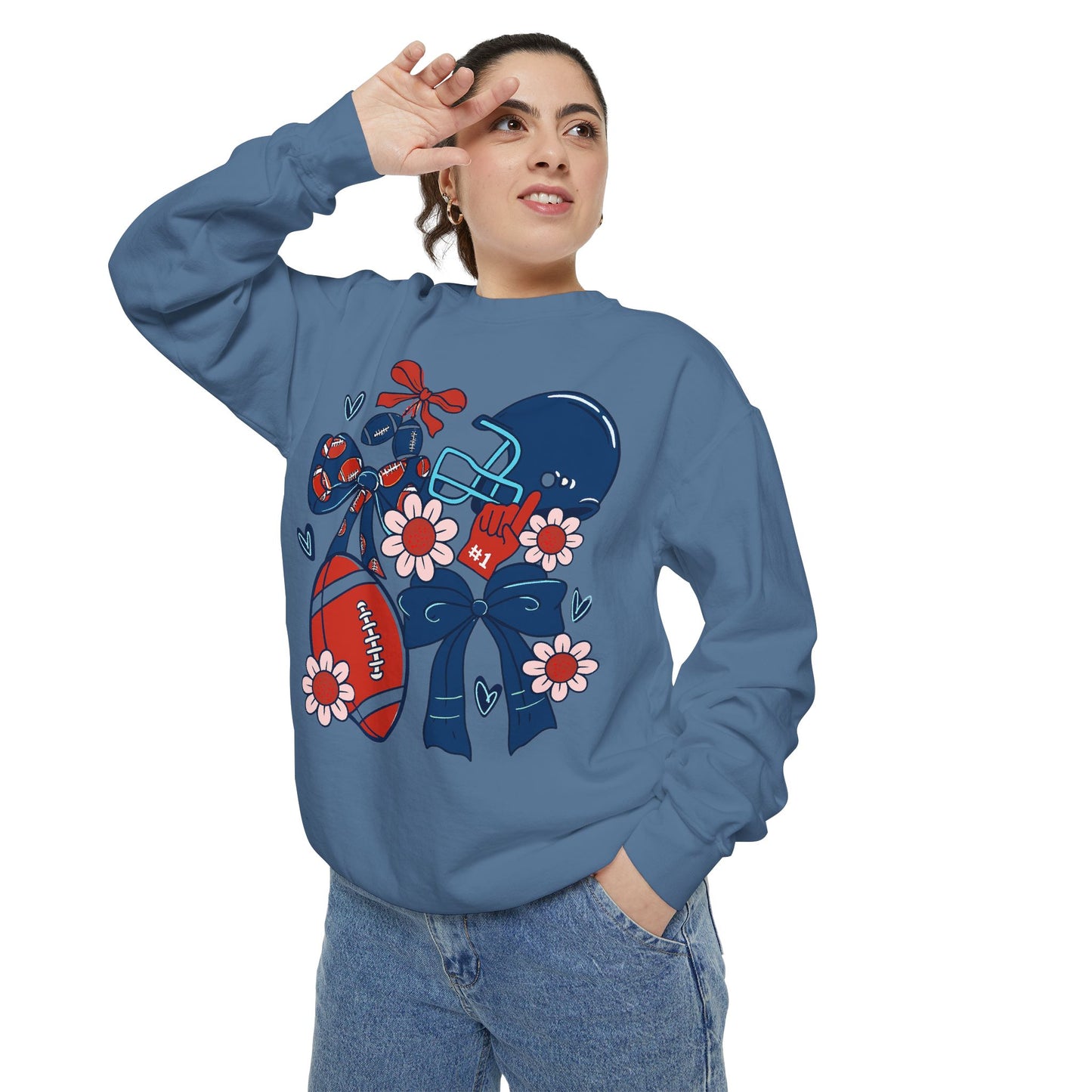 Football Game Day Unisex Sweatshirt - Comfort Colors