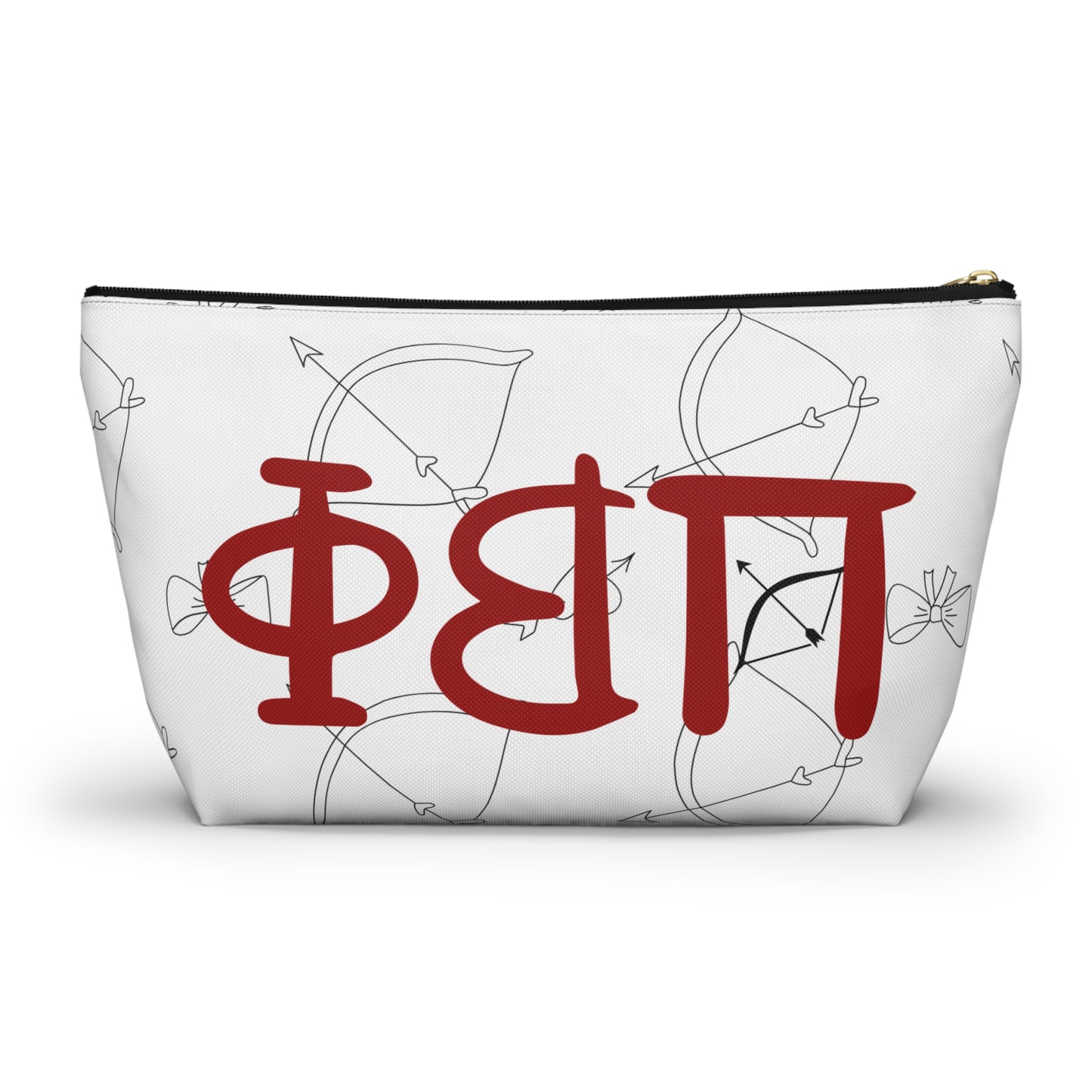 Pi Beta Phi Stylish Accessory Pouch, Personalized Cosmetic Bag, Ideal Gift for Friends, Perfect for School, Travel & Organization
