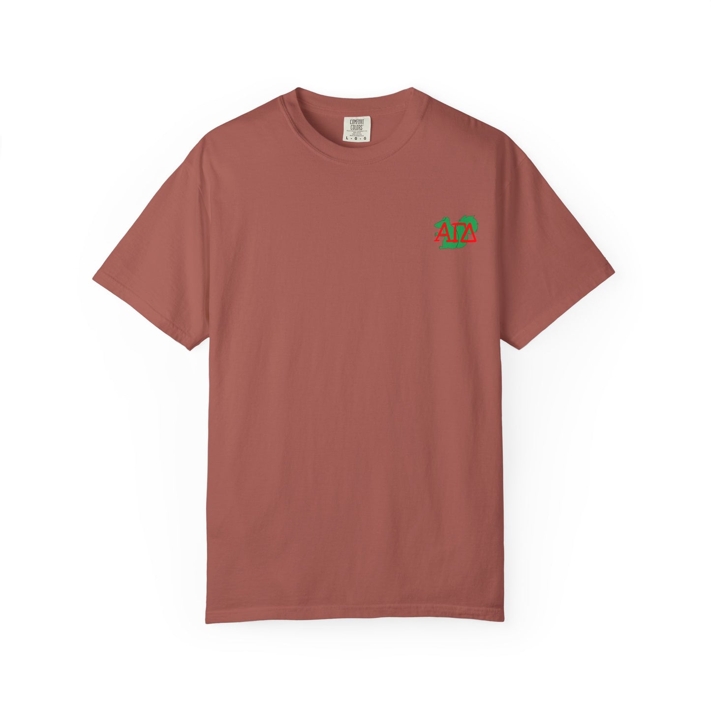 AGD Charming Sorority T-Shirt, Squirrel Design, Unisex Apparel, Perfect Gift, Casual Wear, College Life, Greek Life, Fraternity Events