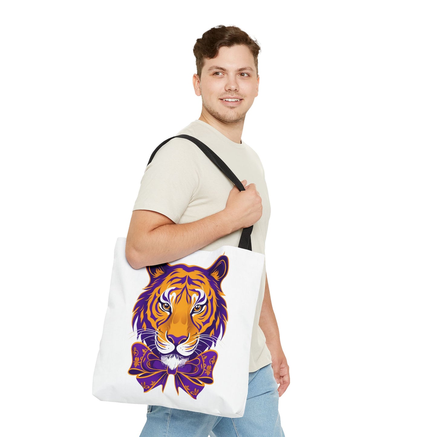 Majestic Tiger Tote Bag, Bold Animal Print, Eco-Friendly Shopping Bag, Personalized Gift, Fashionable Beach Tote, Stylish Everyday Carryall