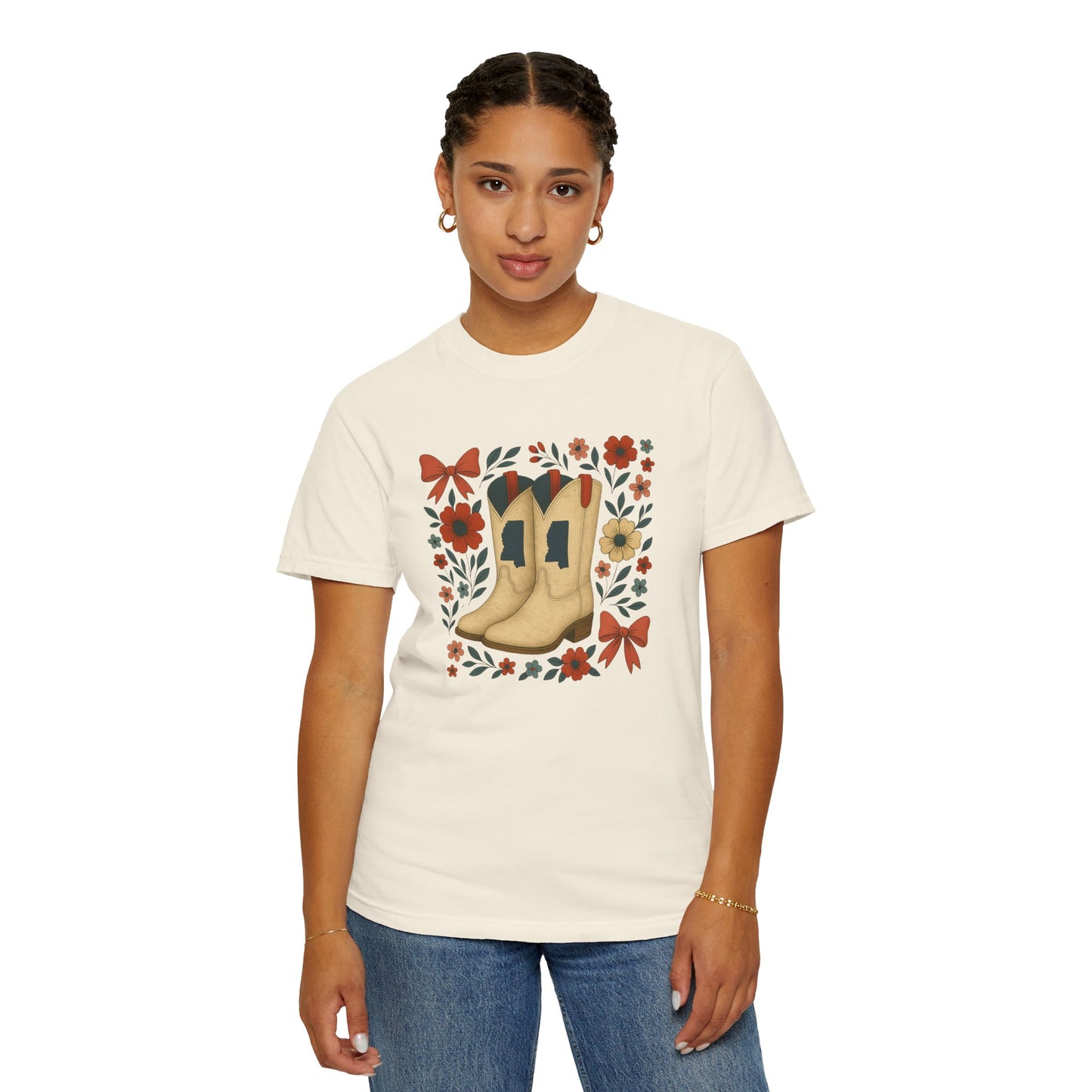Mississippi Coquette Bow Unisex Tee - Ole Miss Fan Gift
