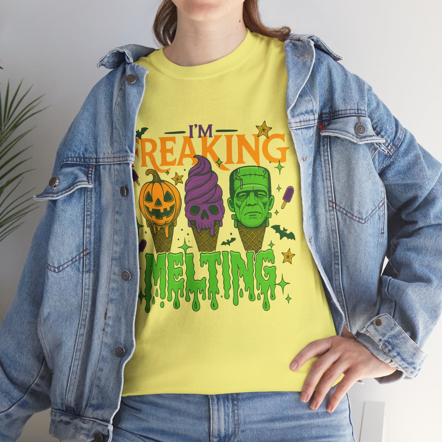 Halloween Unisex Heavy Cotton Tee, Fun Fall Shirt, Halloween Costume Top, Spooky Party Tee, Trick or Treat Apparel