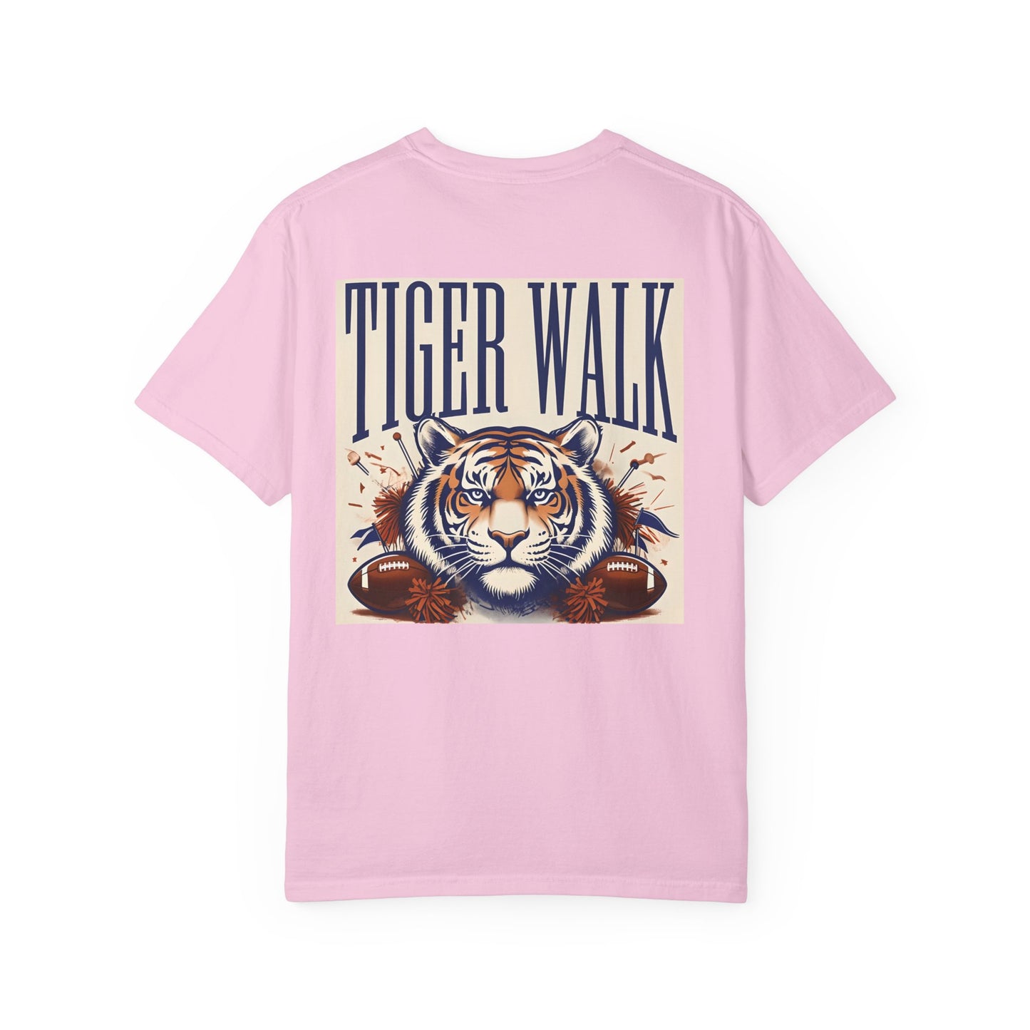 War Eagle Tiger Walk Unisex T-Shirt, Casual Tee, College Apparel, Game Day Shirt, Sports Fan Gear, Gift for Auburn Fans