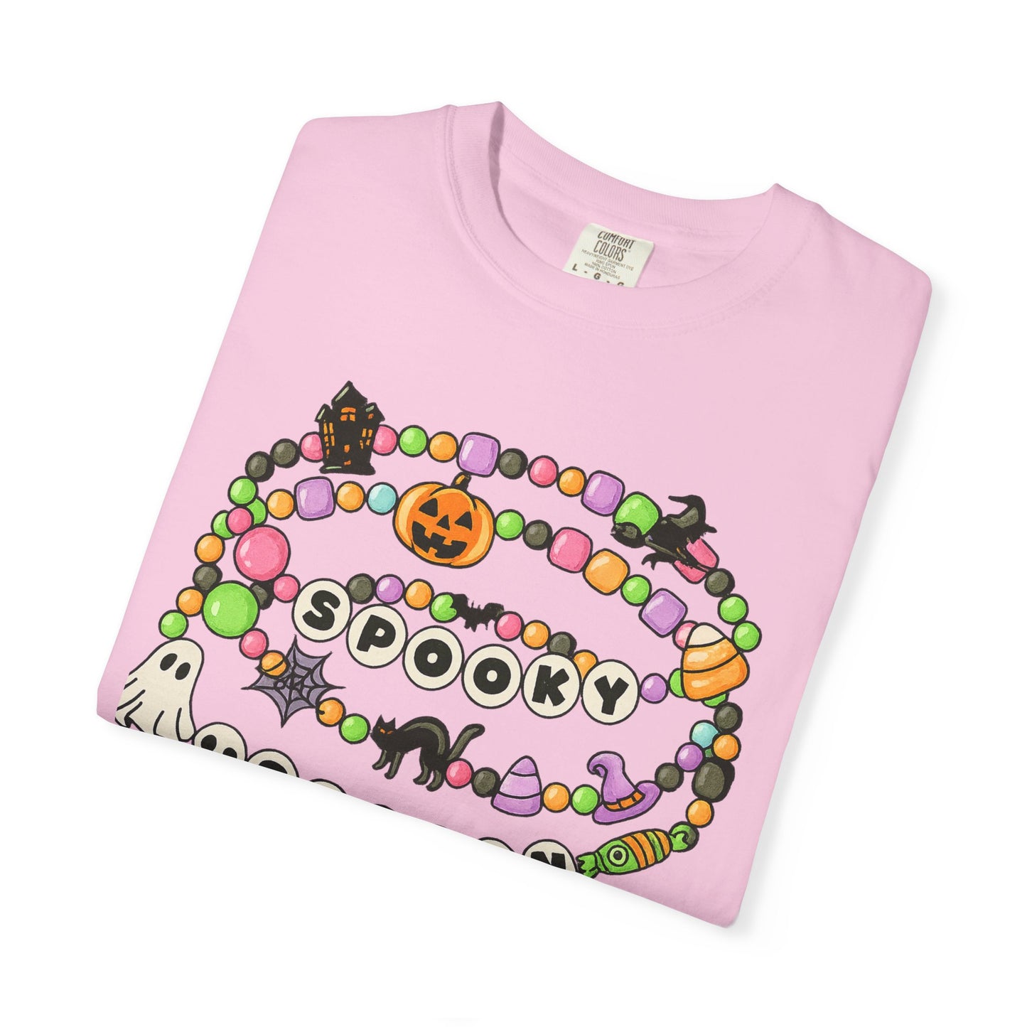 Spooky Season Friendship Bracelet T-shirt | Halloween Fun, Unisex Tee