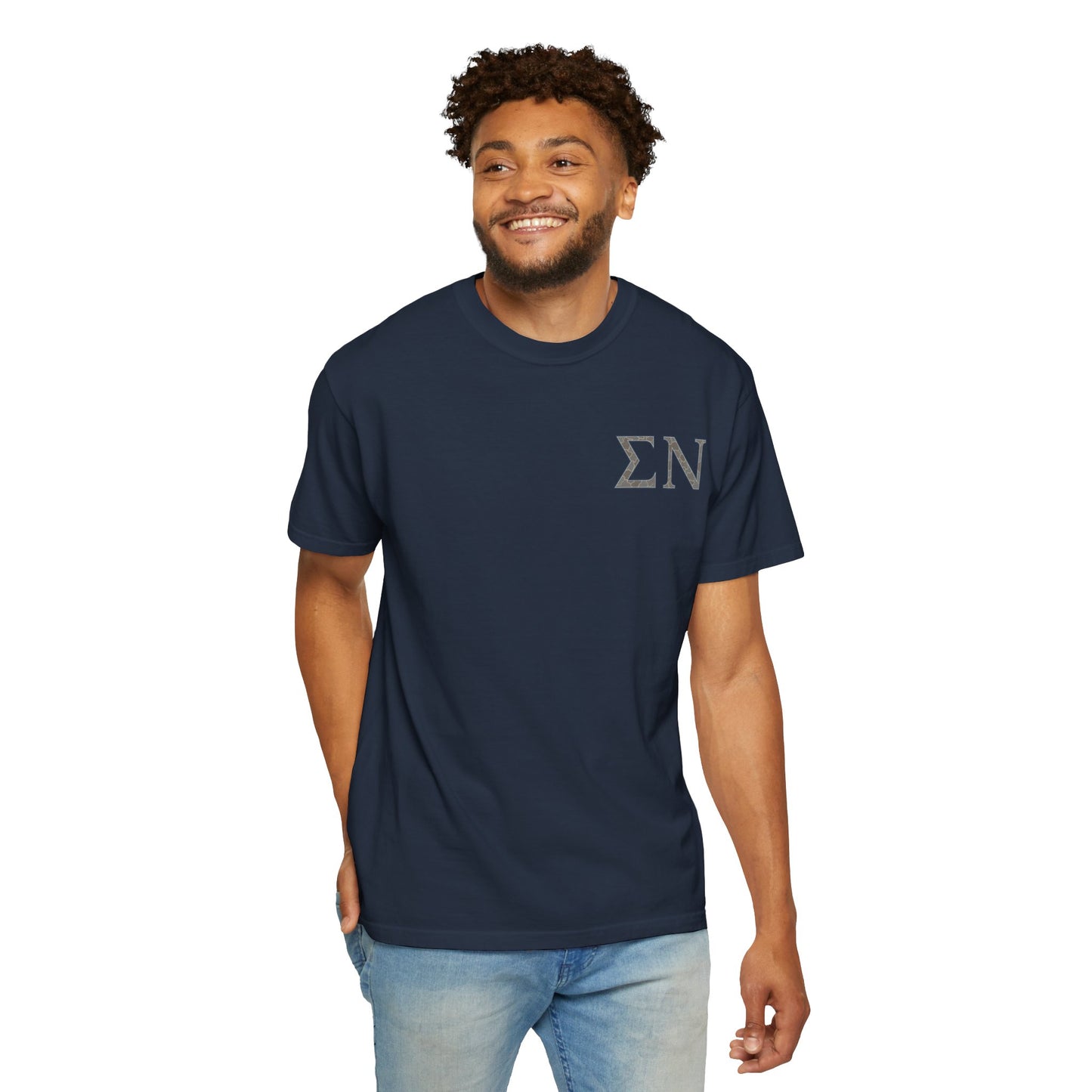 SigmaNu Camouflage T-Shirt | Unisex Garment-Dyed Tee for Greek Life | Ideal for Fraternity Events, Casual Wear, Gifts, Game Days