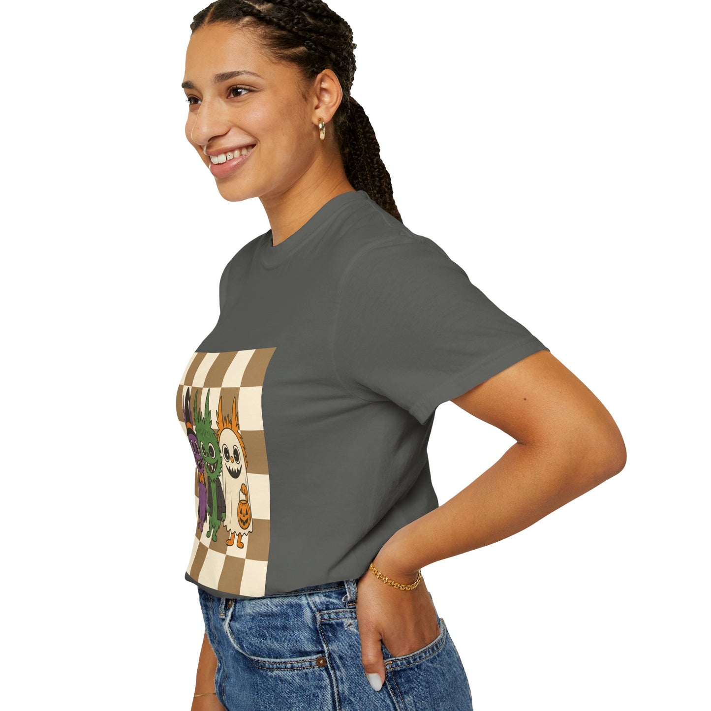 Cute Halloween Monster T-Shirt, Spooky Graphic Tee, Fall Apparel, Unisex Shirt, Trick or Treat, Halloween Party Outfit