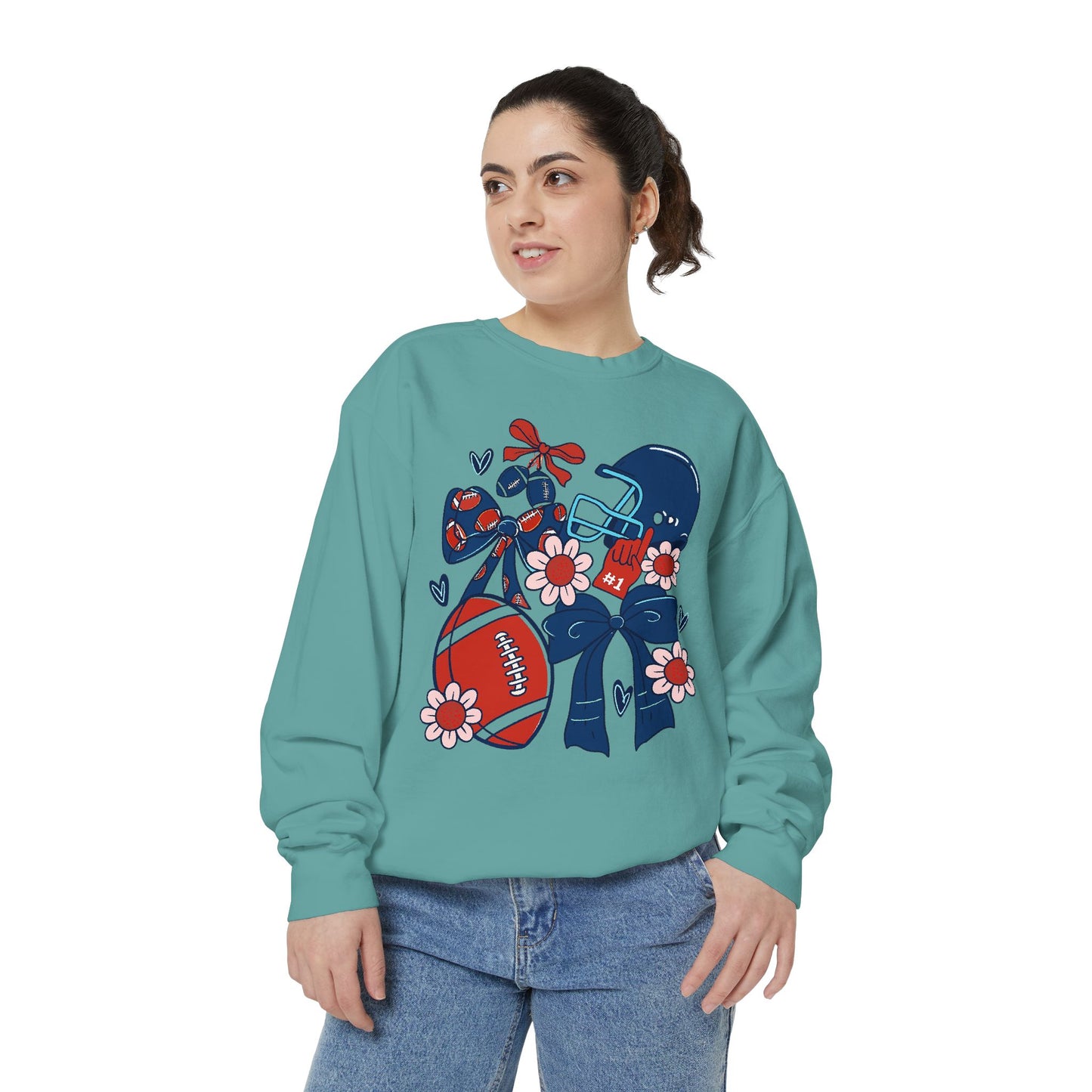 Football Game Day Unisex Sweatshirt - Comfort Colors