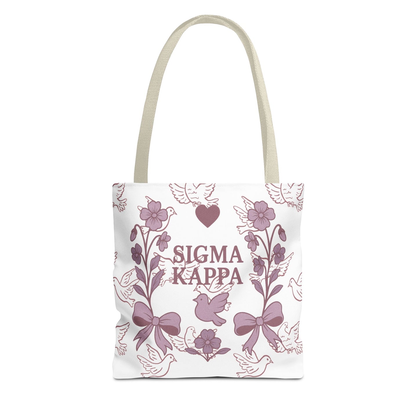 Sigma Kappa Floral Tote Bag | Sorority Gift, Eco-Friendly Carry-All, College Accessory, Stylish Shopping Bag, Chic Beach Tote