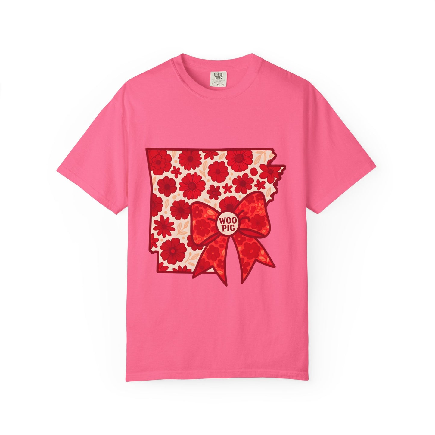 Arkansas Floral T-shirt - Women's & Men's Gift, Summer Tee, State Pride Shirt, Comfort Colors