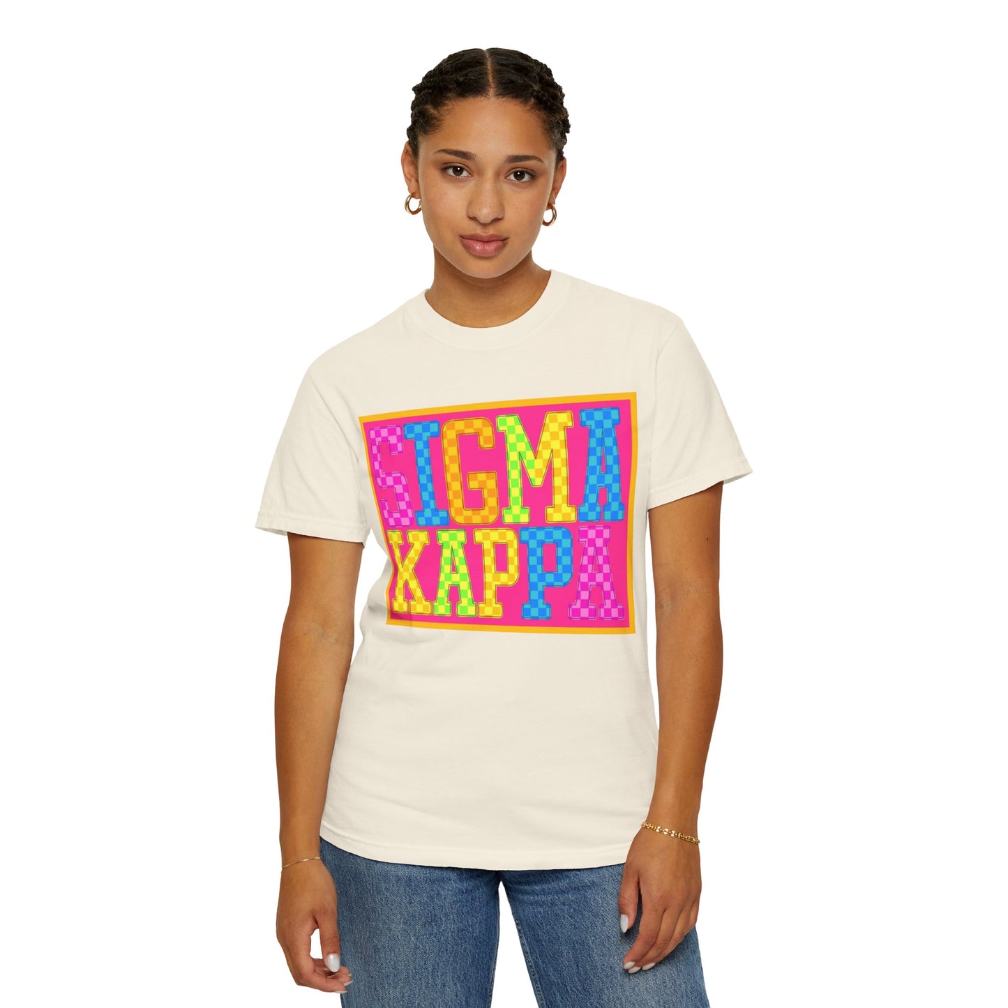 Colorful Sigma Kappa T-Shirt | Sorority Apparel