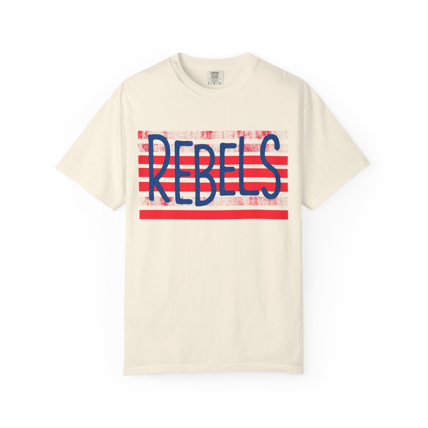 Rebels T-Shirt, Vintage Style Tee, Unisex Graphic Shirt, Summer Fashion, Independence Day Apparel, Football Game Day, Hotty Toddy