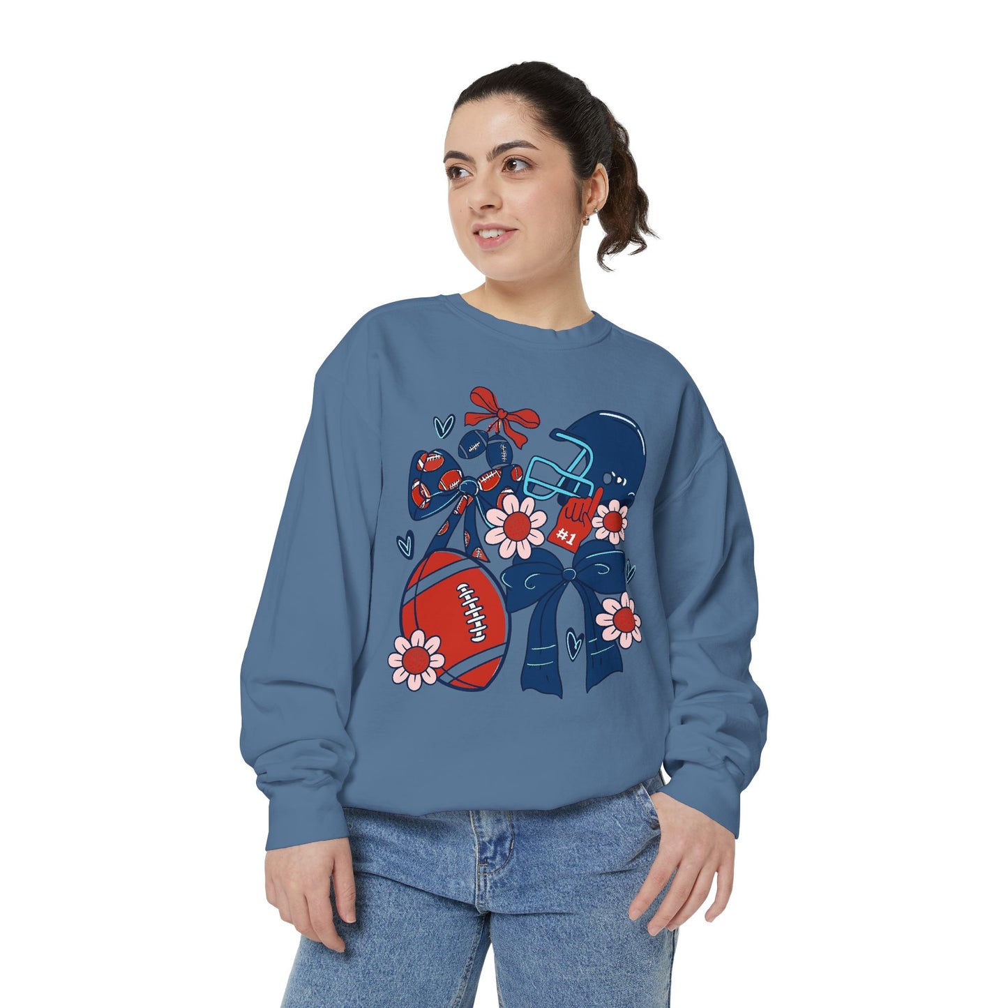 Football Game Day Unisex Sweatshirt - Comfort Colors