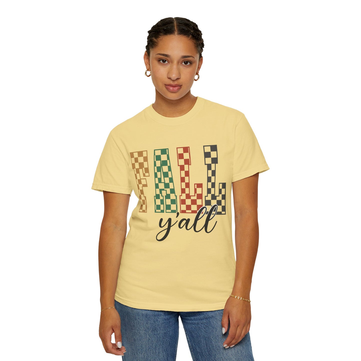 Fall Y'all Unisex T-shirt - Cozy Autumn Apparel for Thanksgiving & Harvest Season
