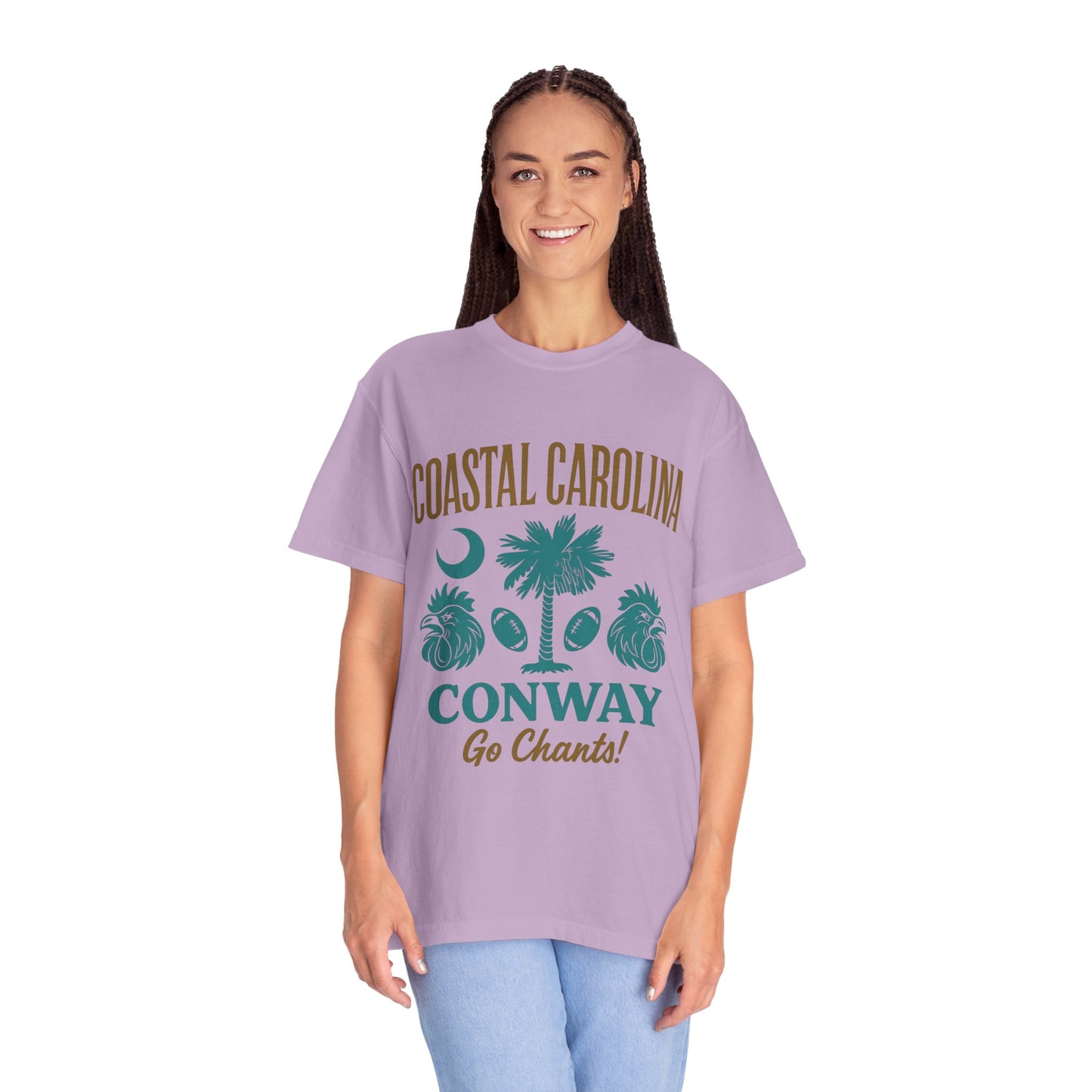 Go Chants T-Shirt, Unisex Garment-Dyed Tee, Beachwear, College Apparel, Summer Vibes