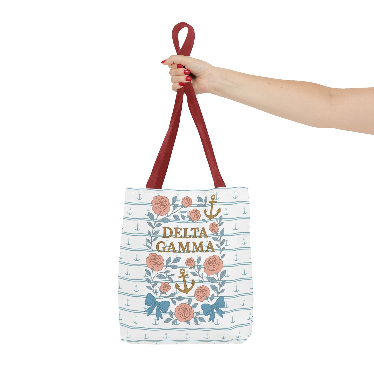 Floral Tote Bag - Delta Gamma Sisterhood Gift