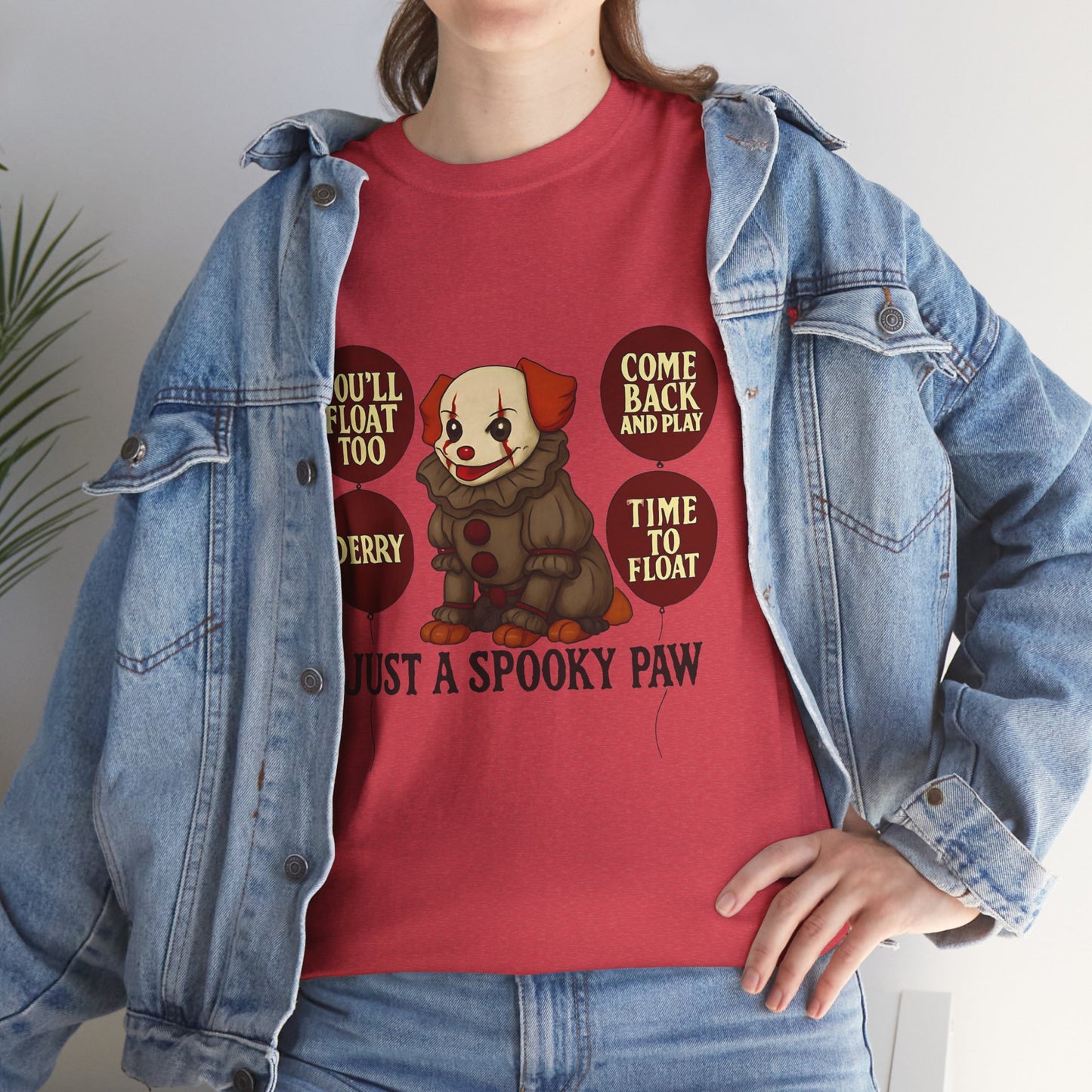 Spooky Dog Tee Clown Pup Pennywise