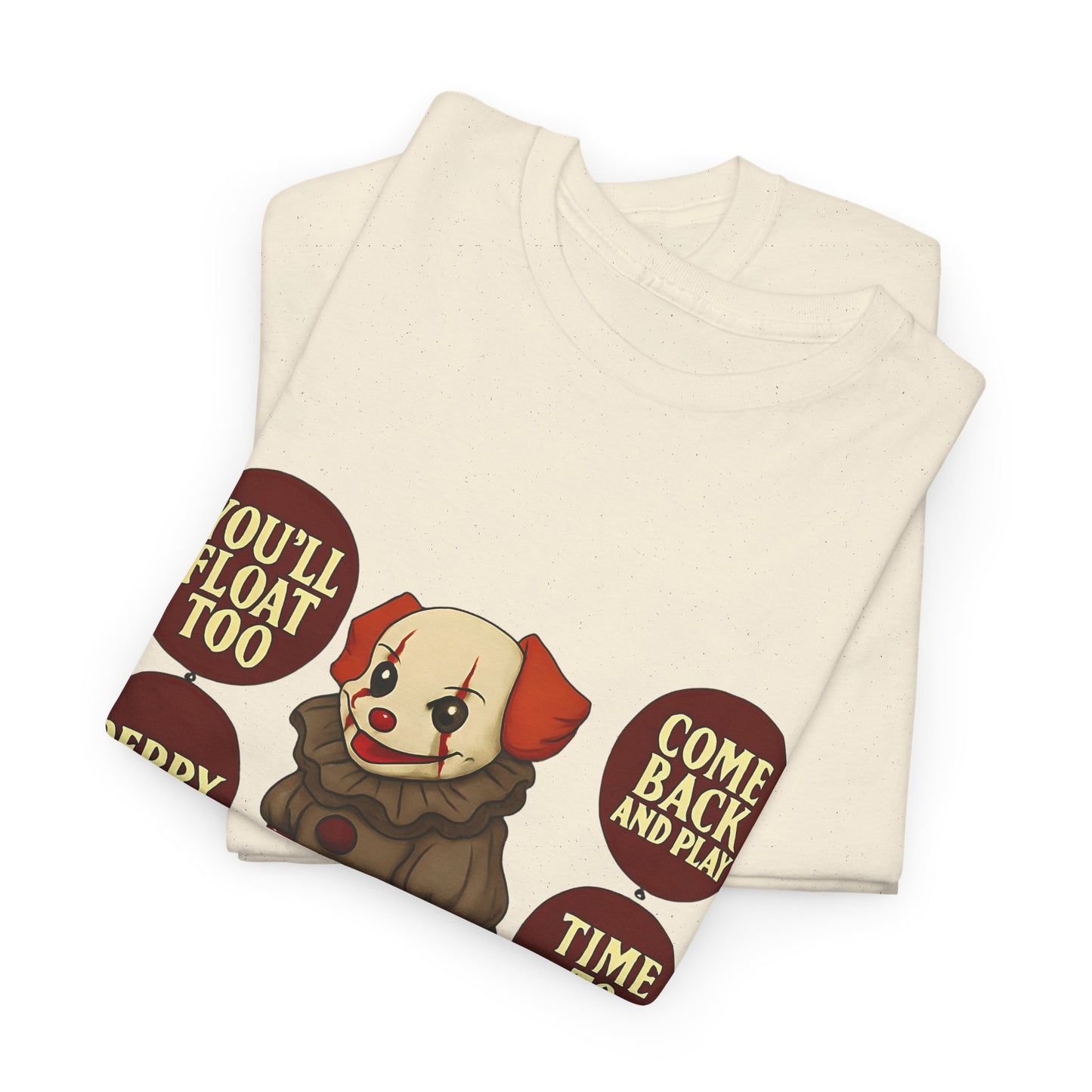 Spooky Dog Tee Clown Pup Pennywise