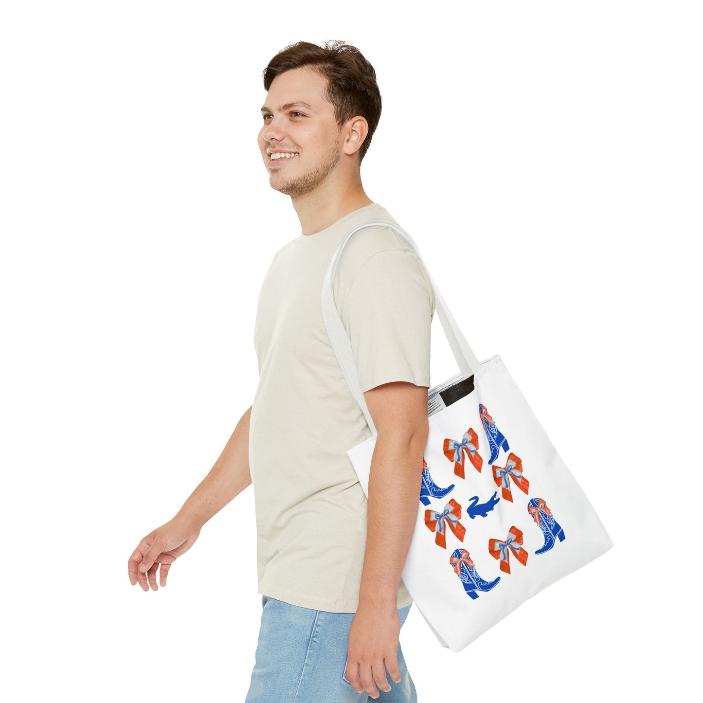 FL gators game day tote bag, UF fan gift, UF alumni, graduation gift, college student gift, chomp! chomp!, florida fan gift, florida game day, go gators