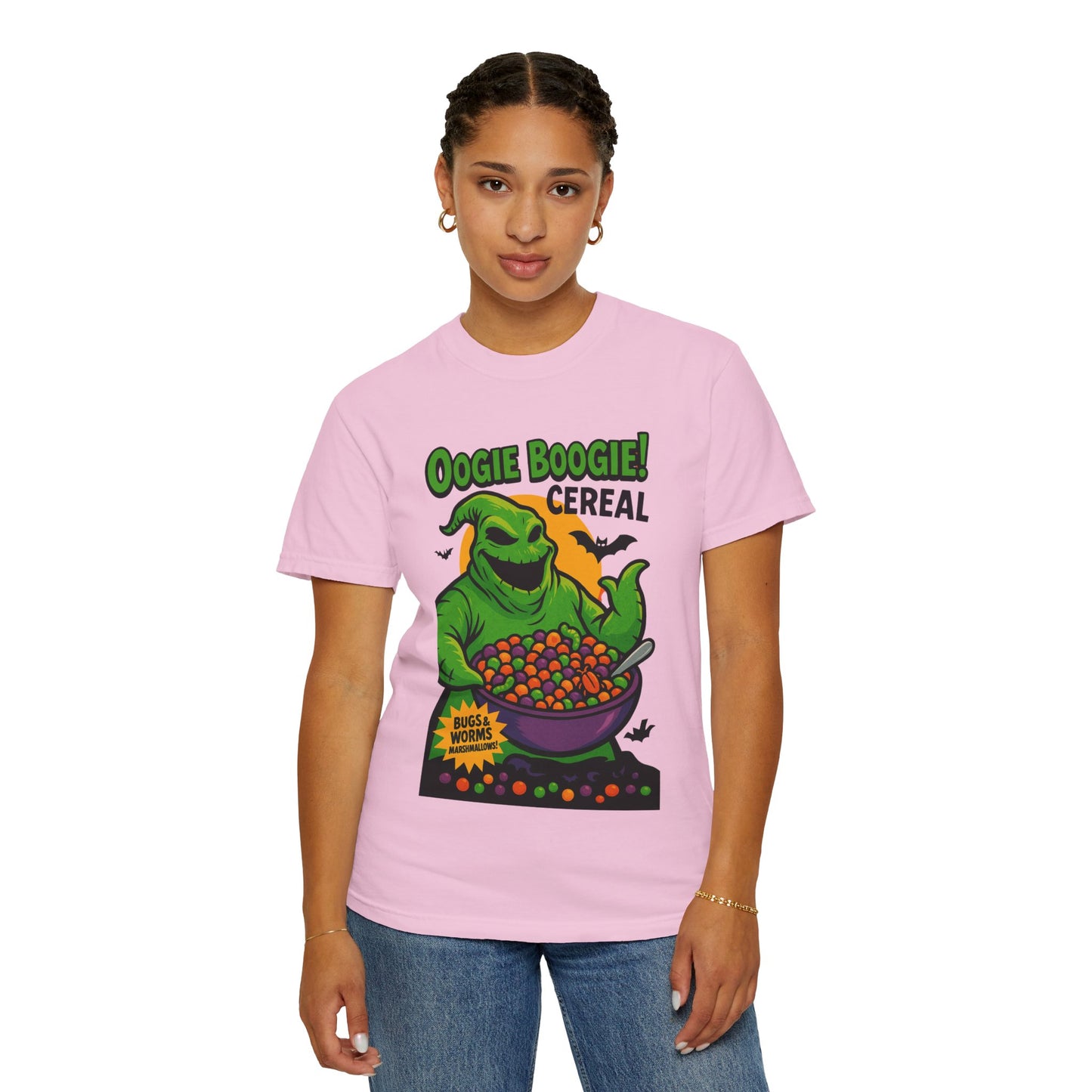 Oogie Boogie Cereal Unisex T-Shirt, Halloween Tee, Cartoon Apparel, Gifts for Fans, Unique Graphic Shirt, Spooky Style